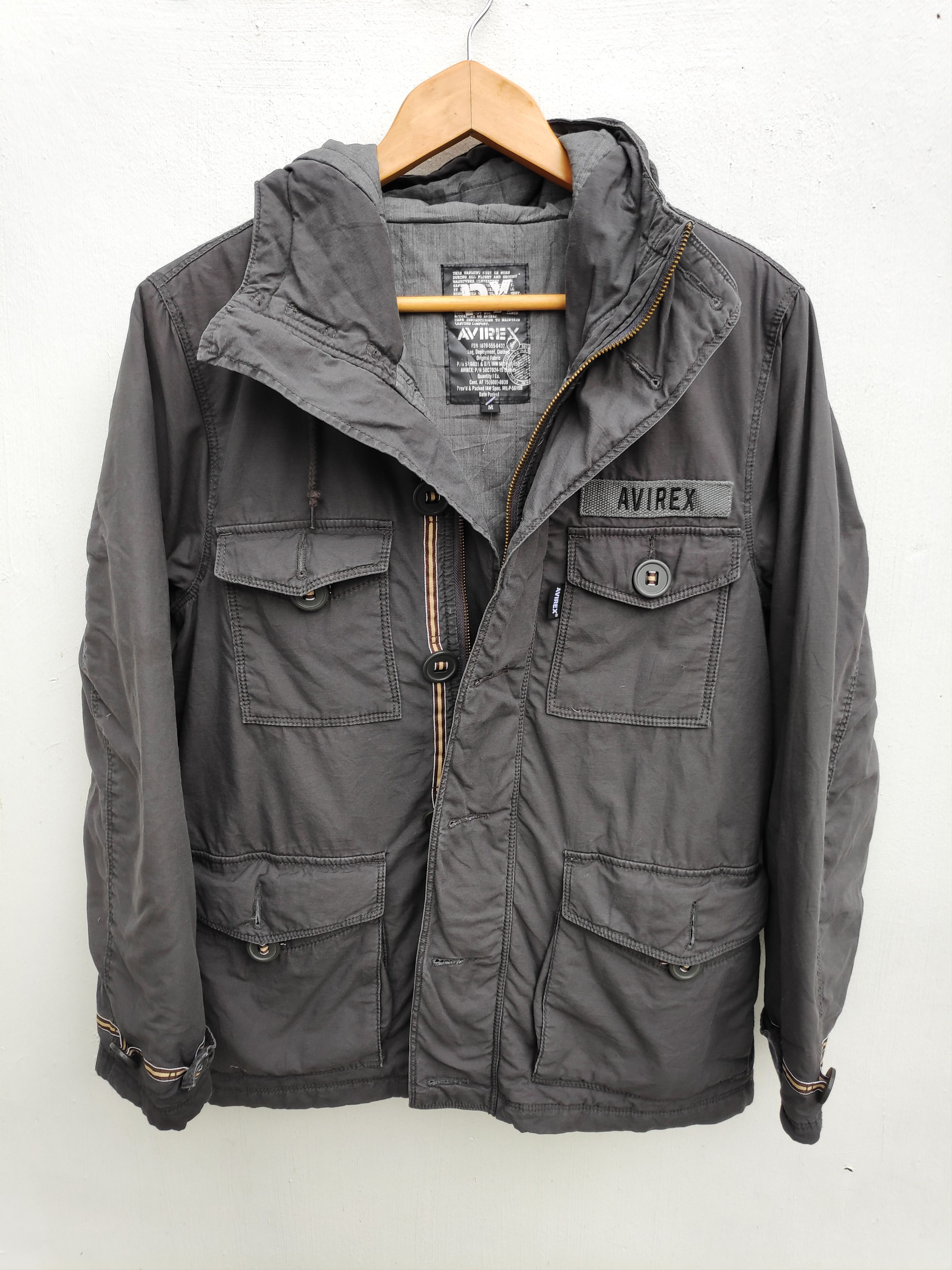 Avirex PX Avirex Hooded Jacket Tactical Parachute Jacket Size US M / EU 48-50 / 2 - 1 Thumbnail