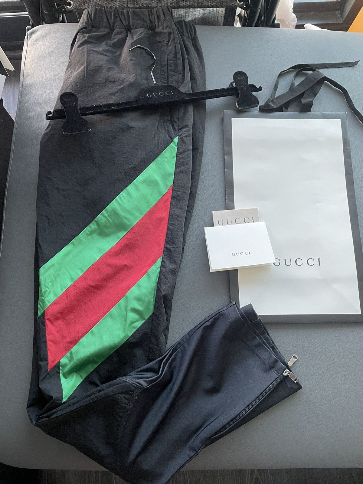 Gucci $1,500 Brand New Super Runway Gucci Jogging Track Pant Size US 31 - 5 Thumbnail