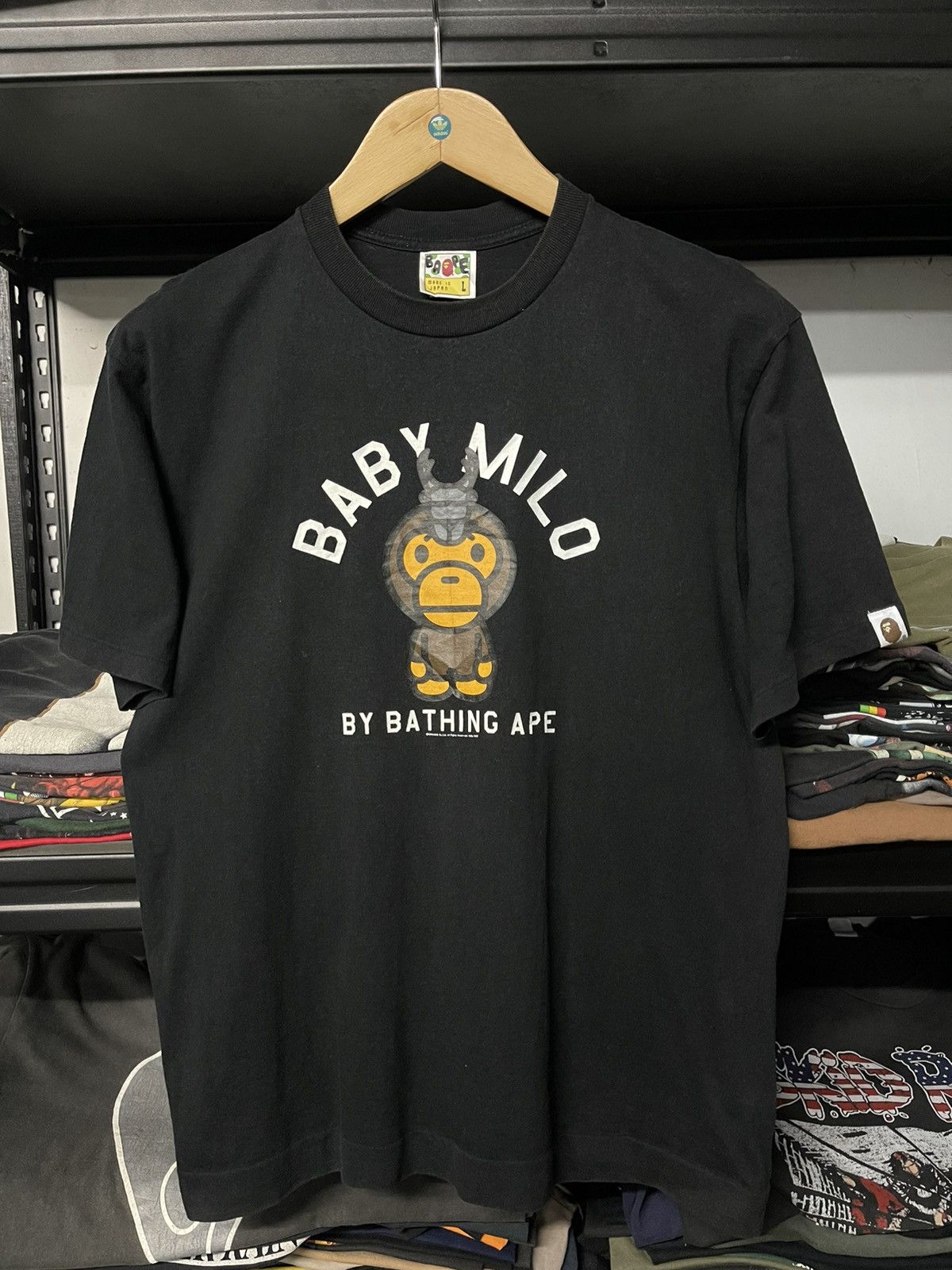 Bape × Nigo Baby Milo Tee Size US L / EU 52-54 / 3 - 1 Thumbnail