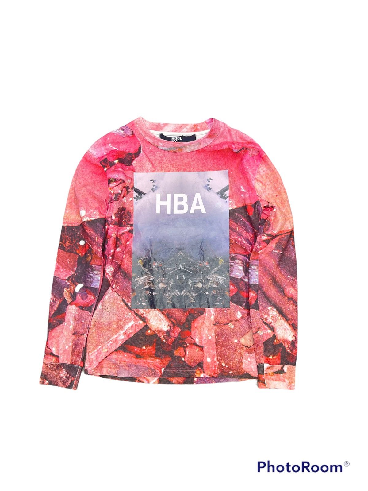 Hood By Air HBA Pink overcome T Shirt | Grailed