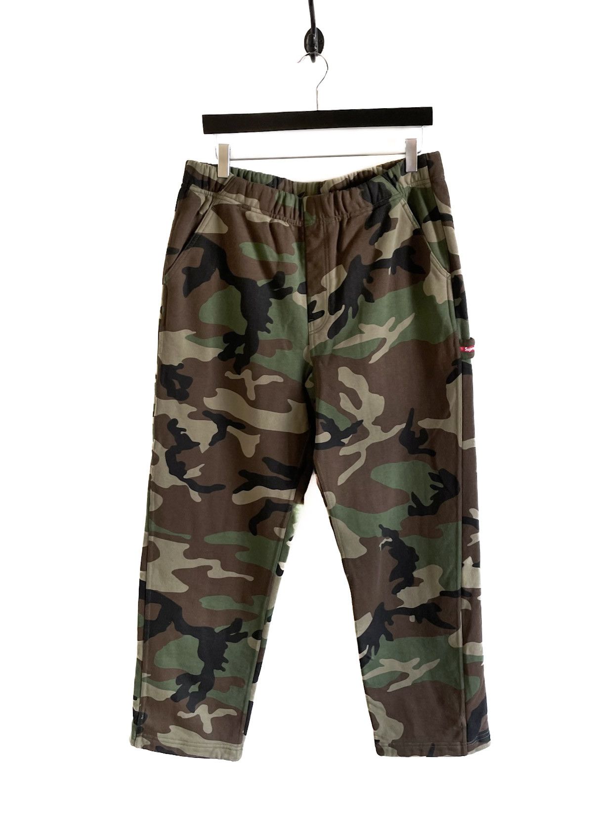 Supreme camo track pants online