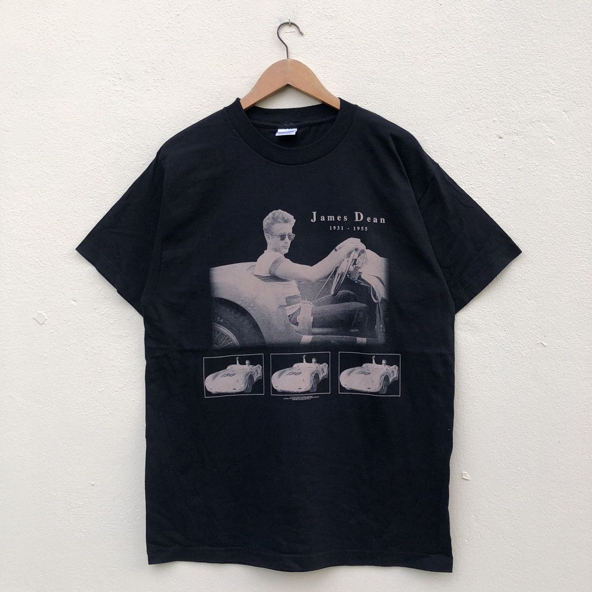 T-shirt Vintage Années 90 HEAD - Motif Tête Moustique James Dean - Taille XL Multicolore - Occasion Très Bon état