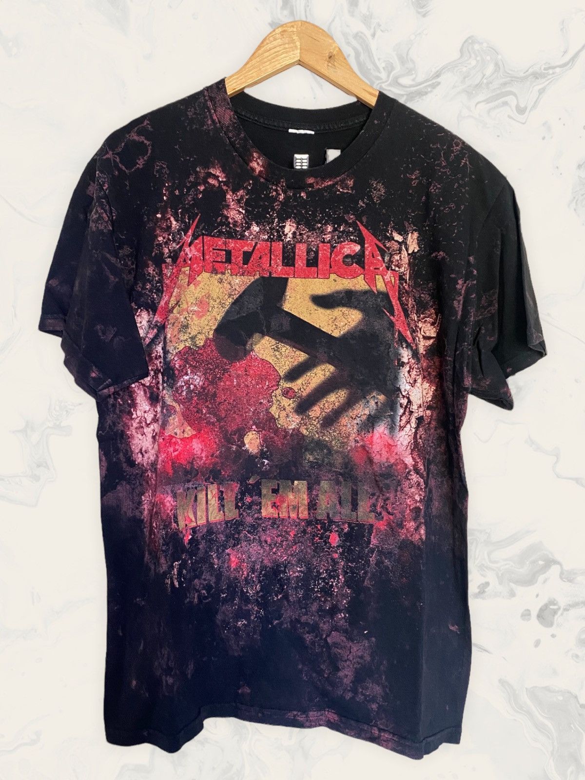 Vintage aop all over print size M kill them all Metallica