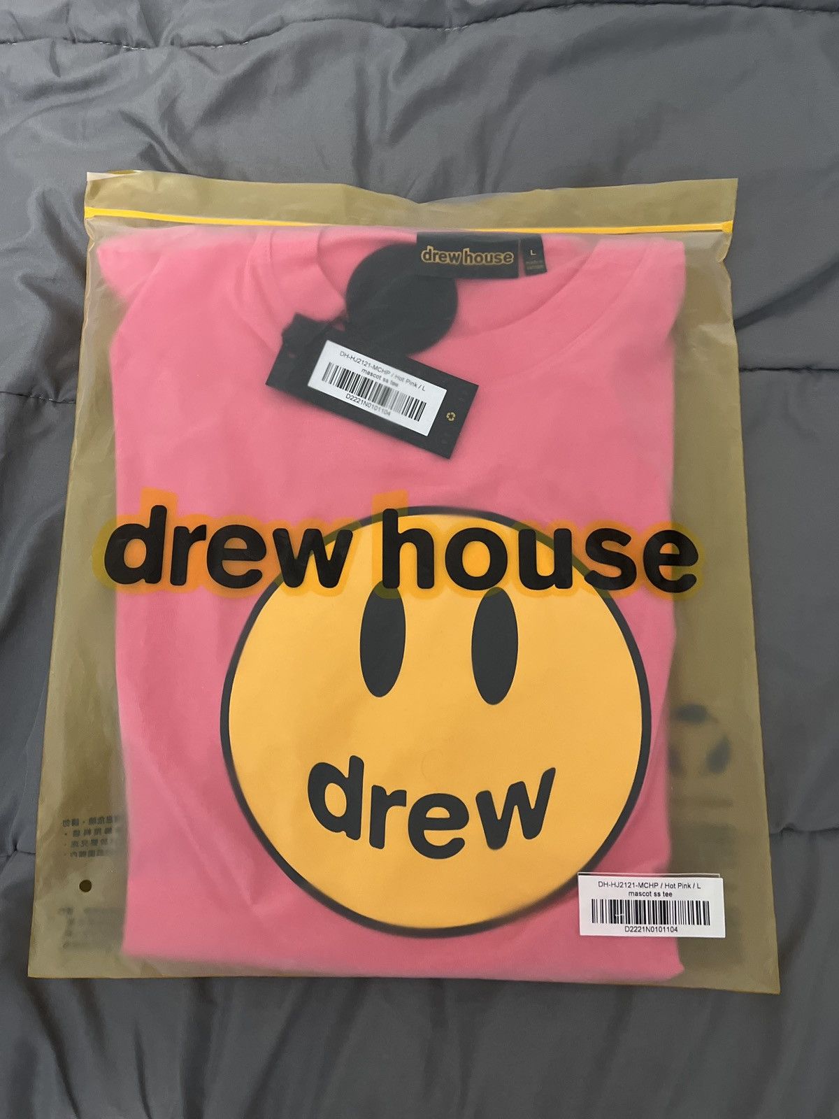 drew house mascot ss tee \"Hot Pink” drew-house-mascot-ss-tee-hot-
