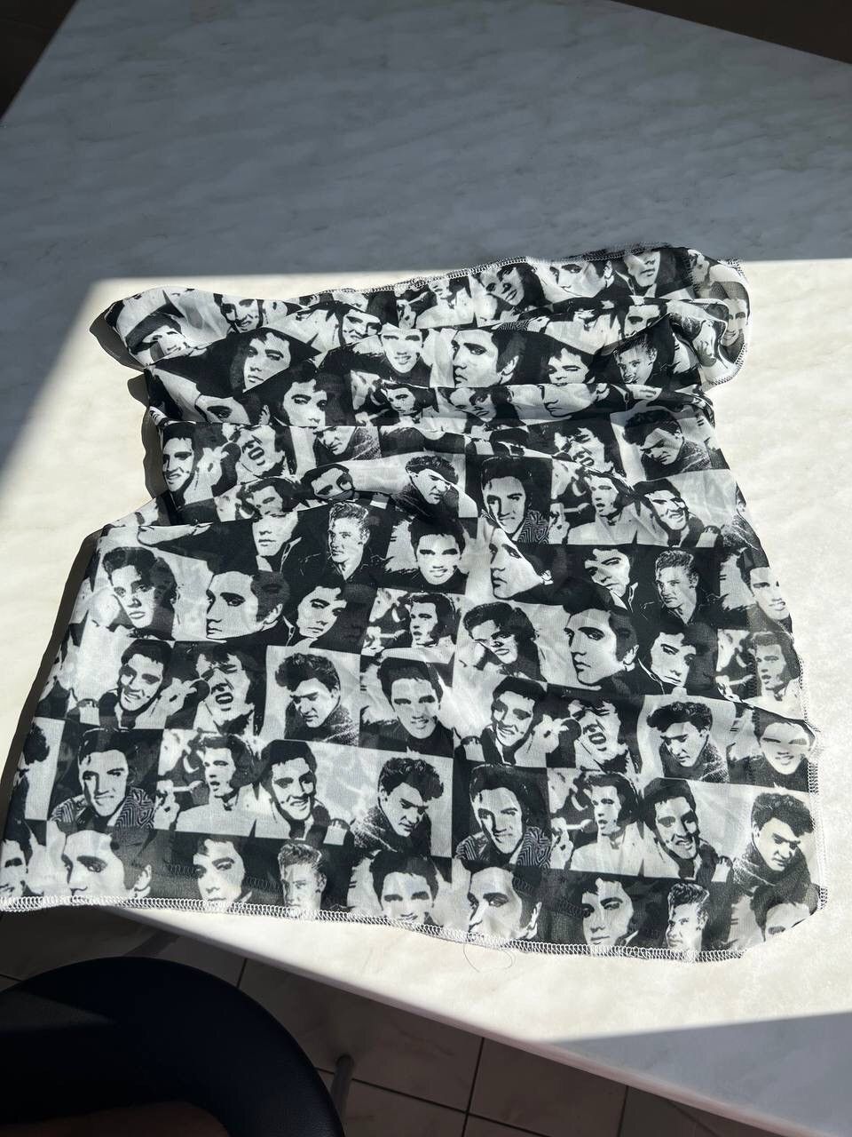 Rare × Vintage Elvis Presley monogram vintage scarf | Grailed