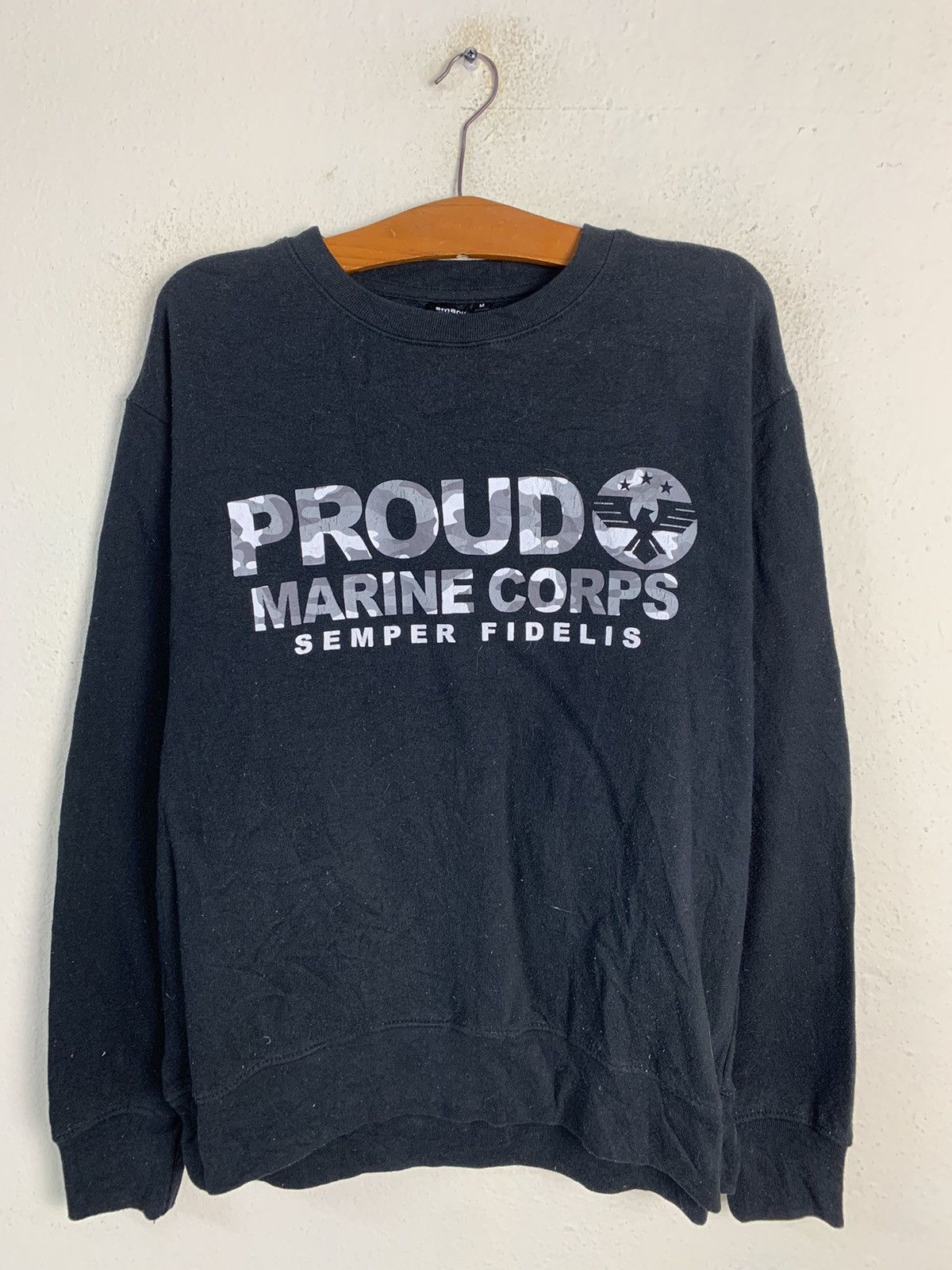 Japanese Brand Proud Marine Corps Sweatshirt Size US M / EU 48-50 / 2 - 1 Thumbnail