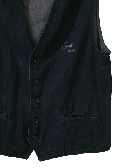 Kenzo Kenzo Jeans Denim Vest Size US M / EU 48-50 / 2 - 2 Thumbnail