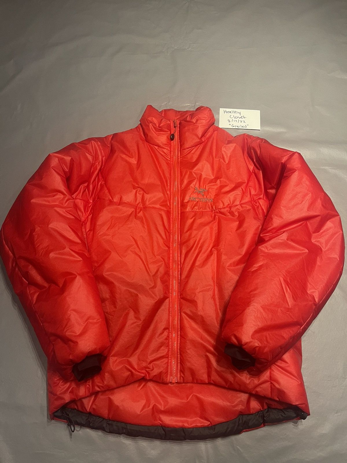 Arc'Teryx Vtg Arcteryx Red Puffer Jacket Light Weight Rare Y2K | Grailed