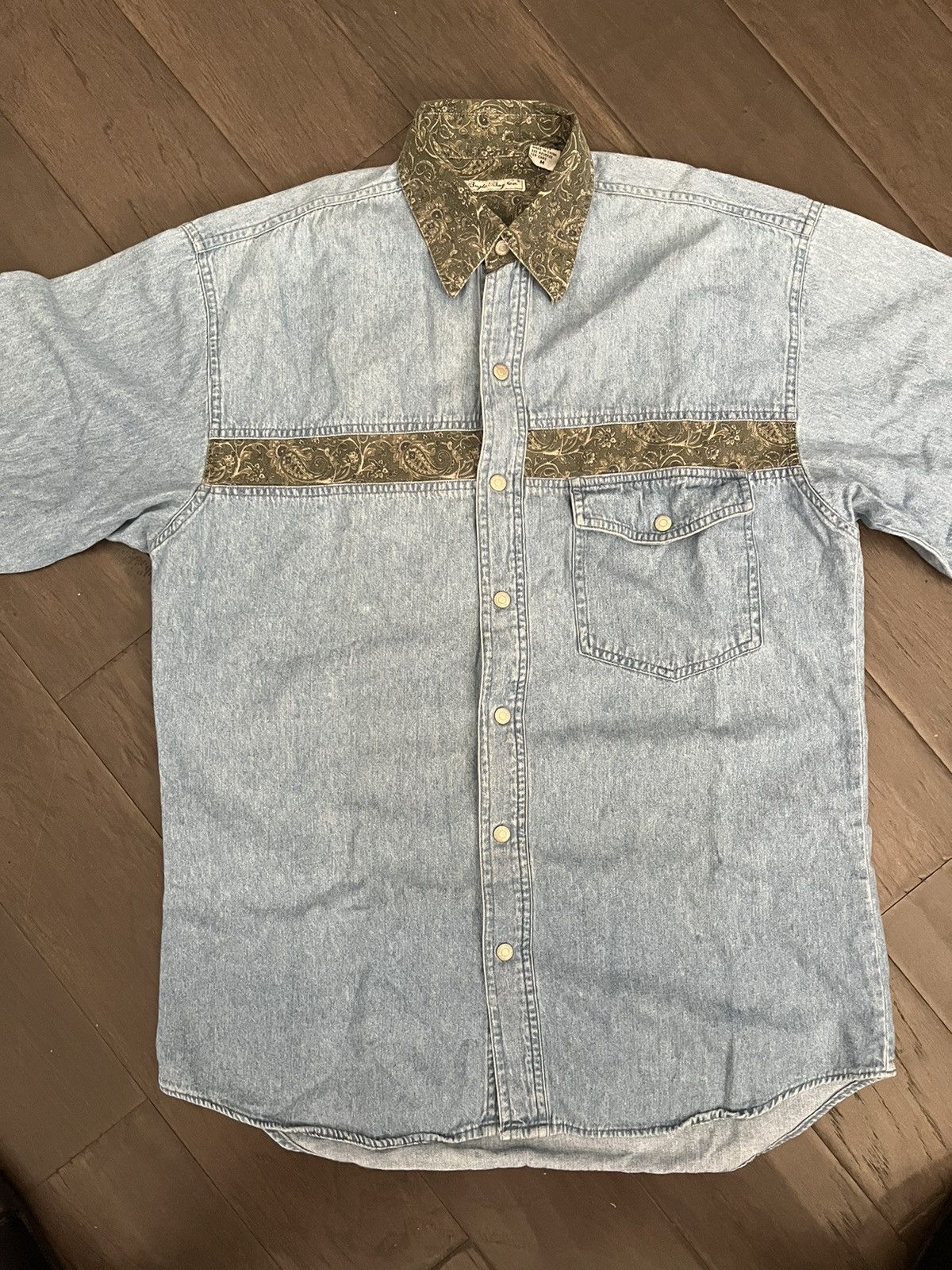 Vintage Vintage Bugle Boy Jean button up shirt Size US M / EU 48-50 / 2 - 2 Preview