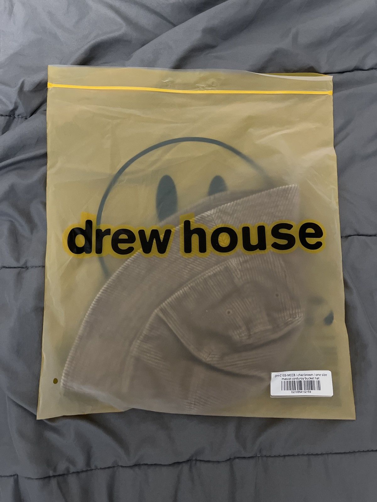 Drew House corduroy mascot cap brown SSENSE And drew house Join Forces For Global Partnership main image 2