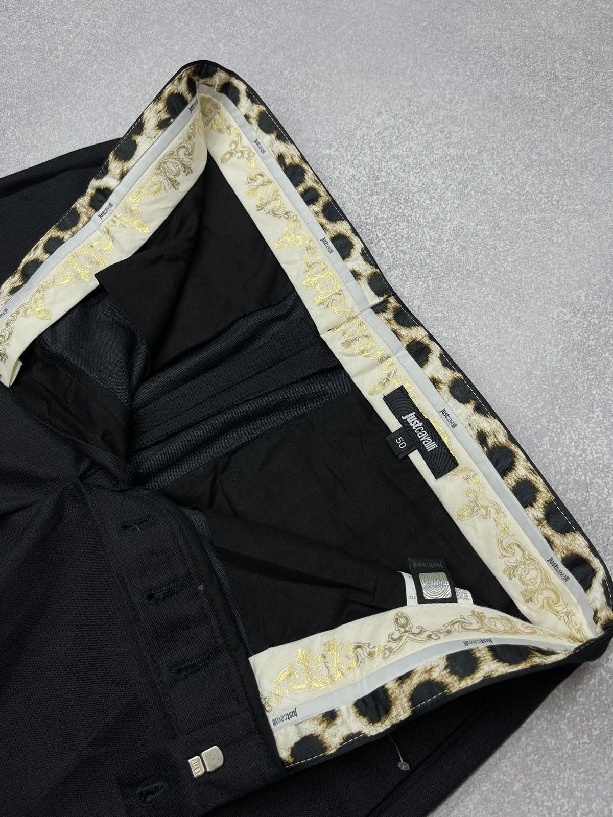 Just Cavalli Mens Just Cavalli Luxury Pants Black Made in Italy Trousers Size US 32 / EU 48 - 7 Thumbnail