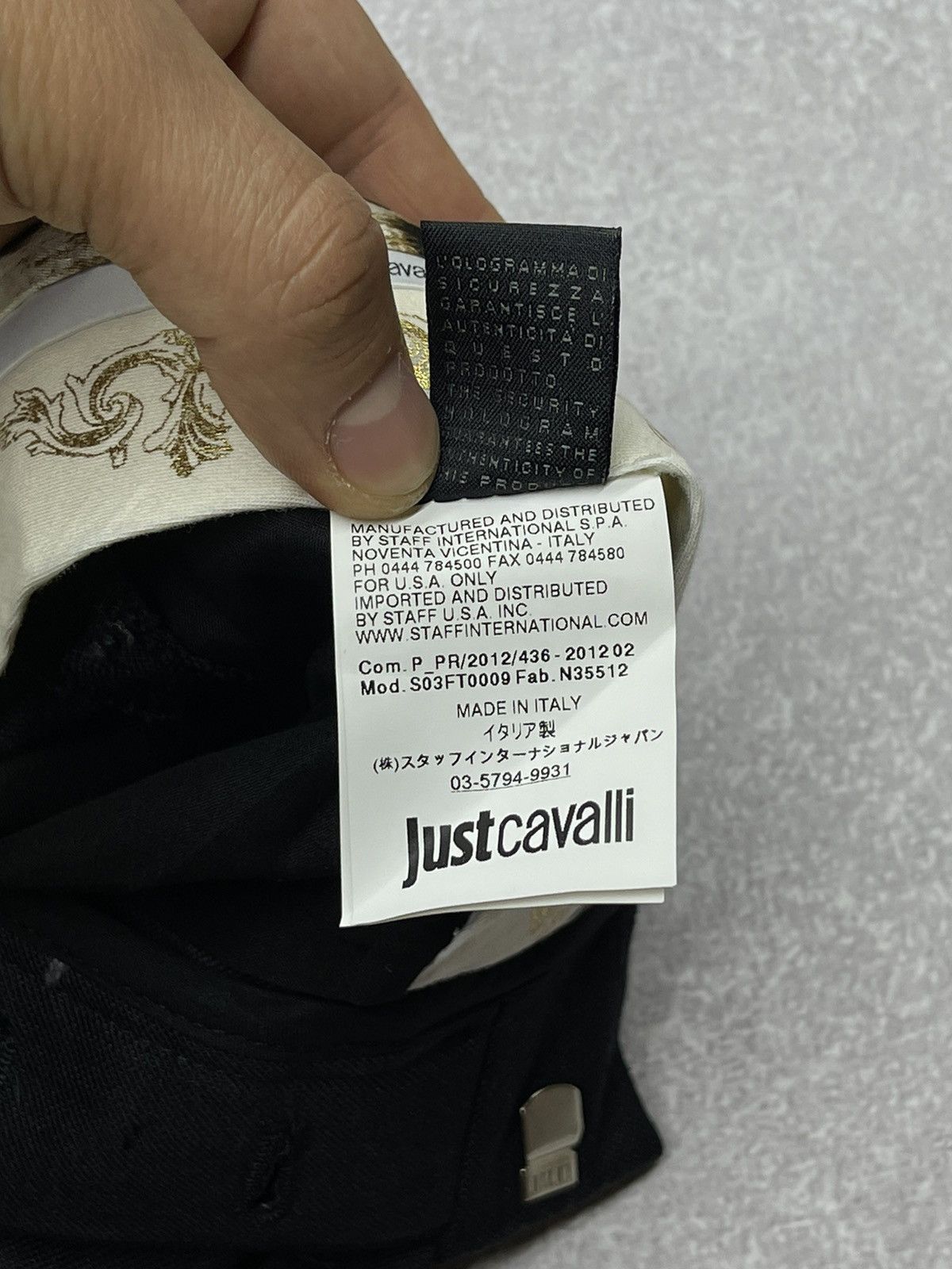 Just Cavalli Mens Just Cavalli Luxury Pants Black Made in Italy Trousers Size US 32 / EU 48 - 10 Thumbnail