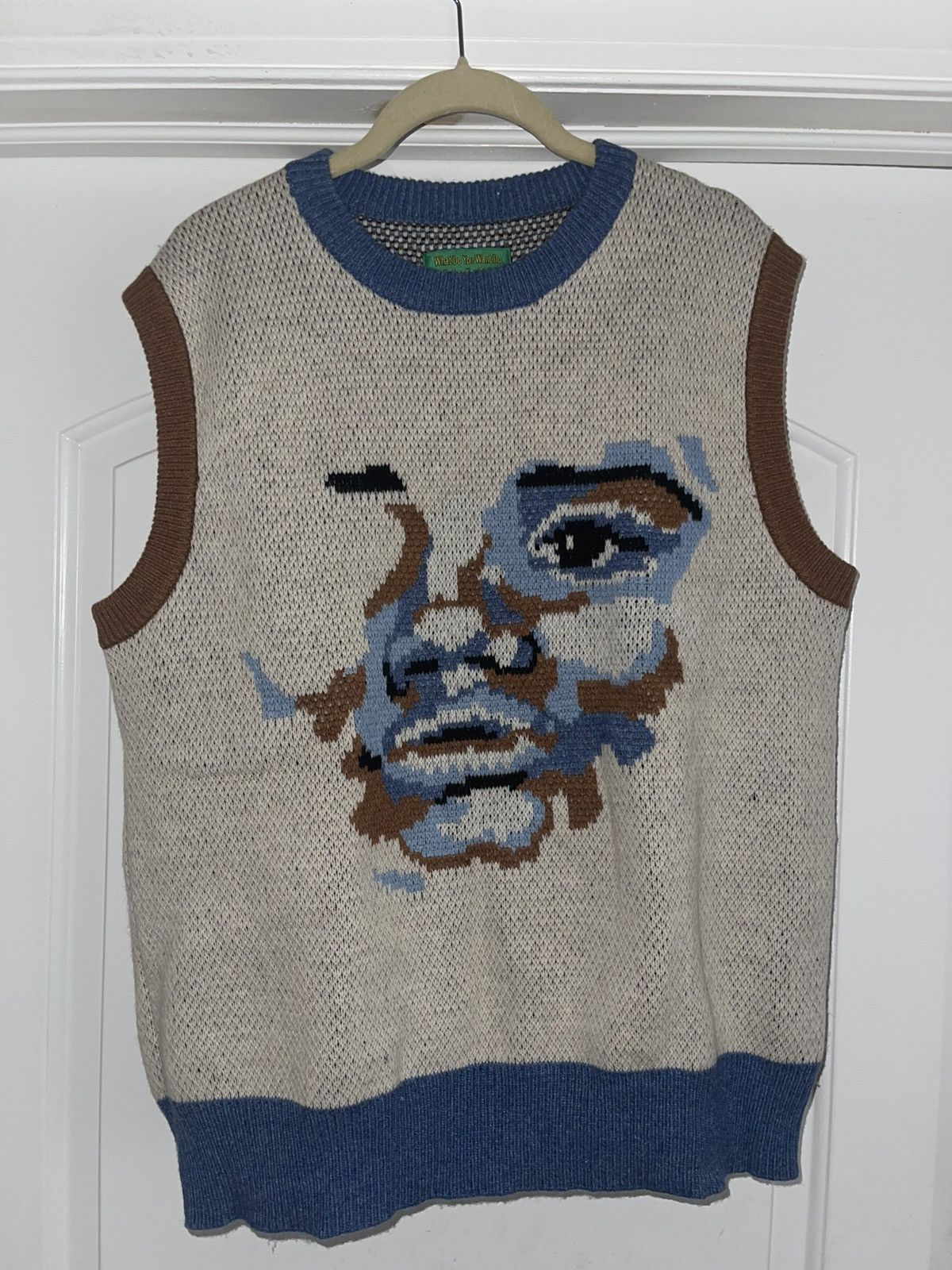 KidSuper Checkered Sweater