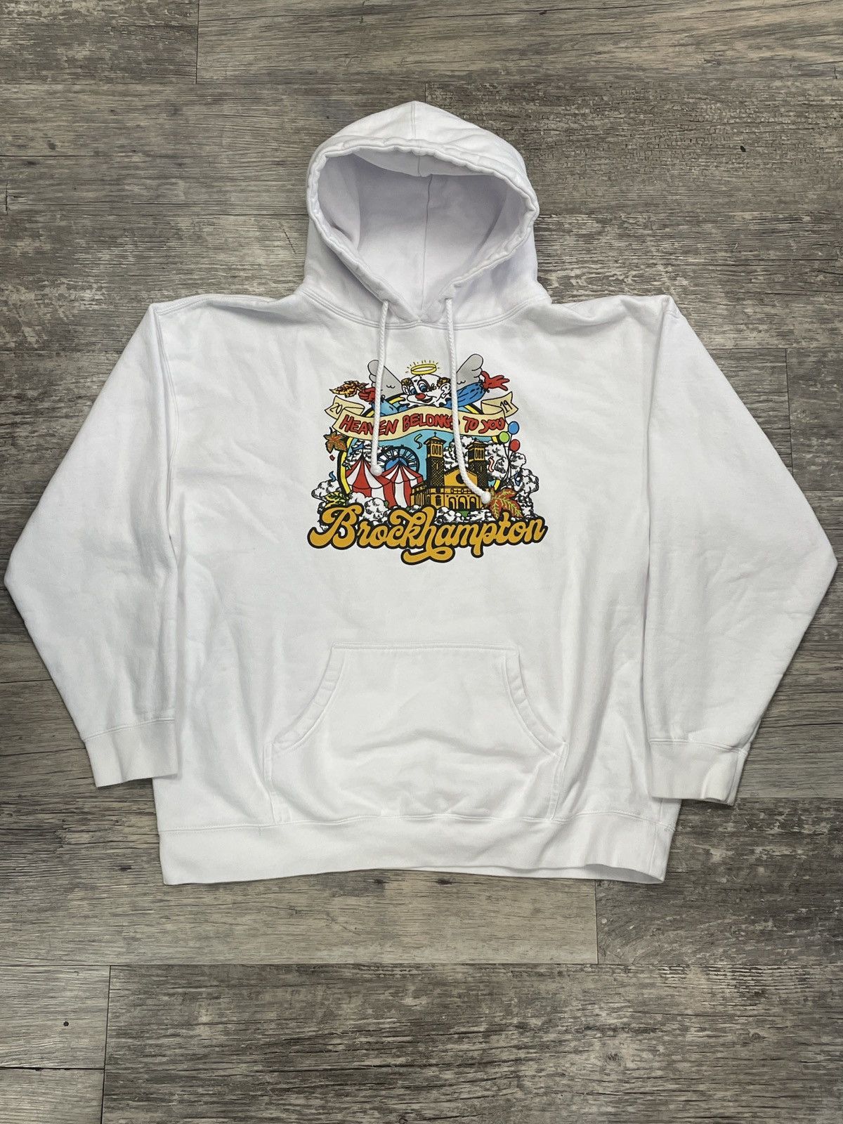 Rare Brockhampton Heaven Belongs To You Tour Heavy Hoodie Sweatshirt. Authentic outlet