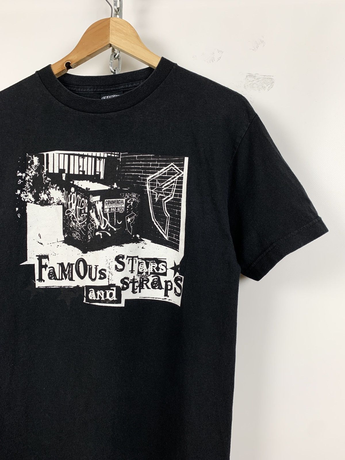 Famous Stars And Straps Vintage Famous Stars and Straps Black T-Shirt Size US M / EU 48-50 / 2 - 4 Thumbnail