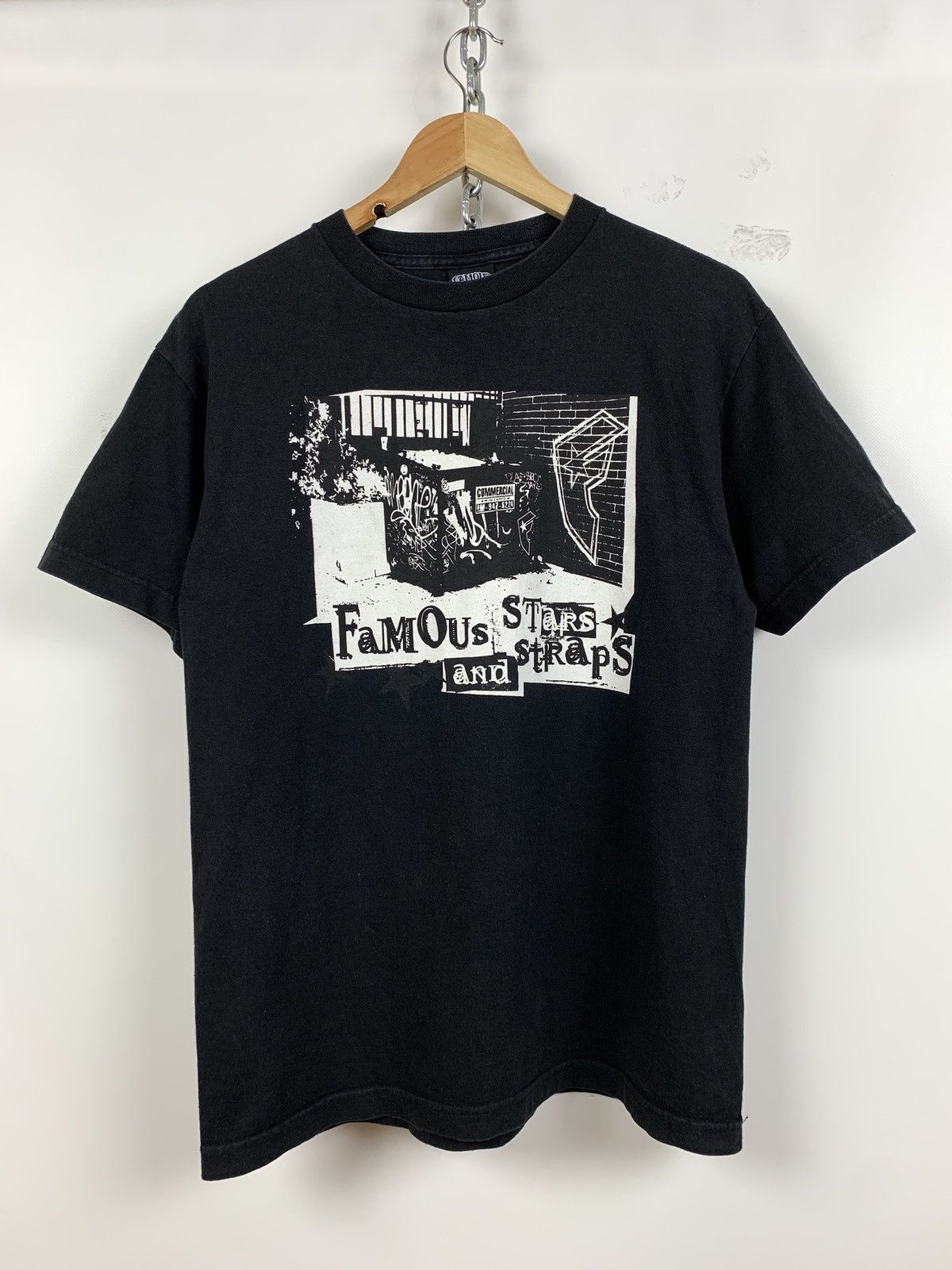 Famous Stars And Straps Vintage Famous Stars and Straps Black T-Shirt Size US M / EU 48-50 / 2 - 1 Thumbnail