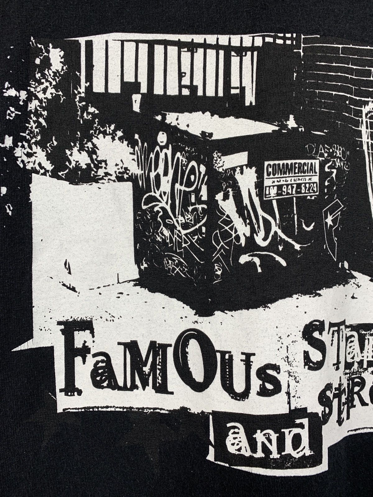 Famous Stars And Straps Vintage Famous Stars and Straps Black T-Shirt Size US M / EU 48-50 / 2 - 6 Thumbnail