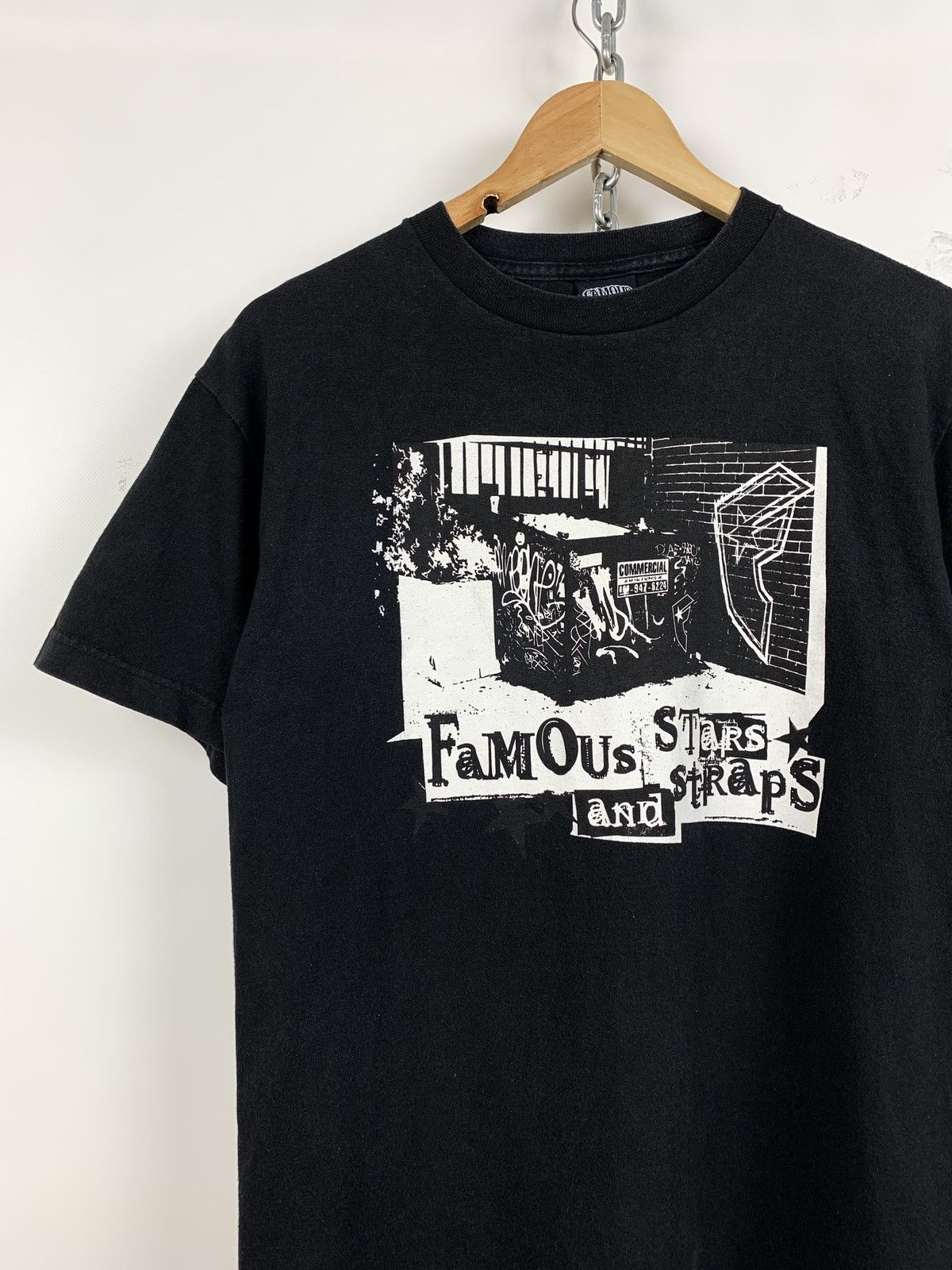 Famous Stars And Straps Vintage Famous Stars and Straps Black T-Shirt Size US M / EU 48-50 / 2 - 3 Thumbnail