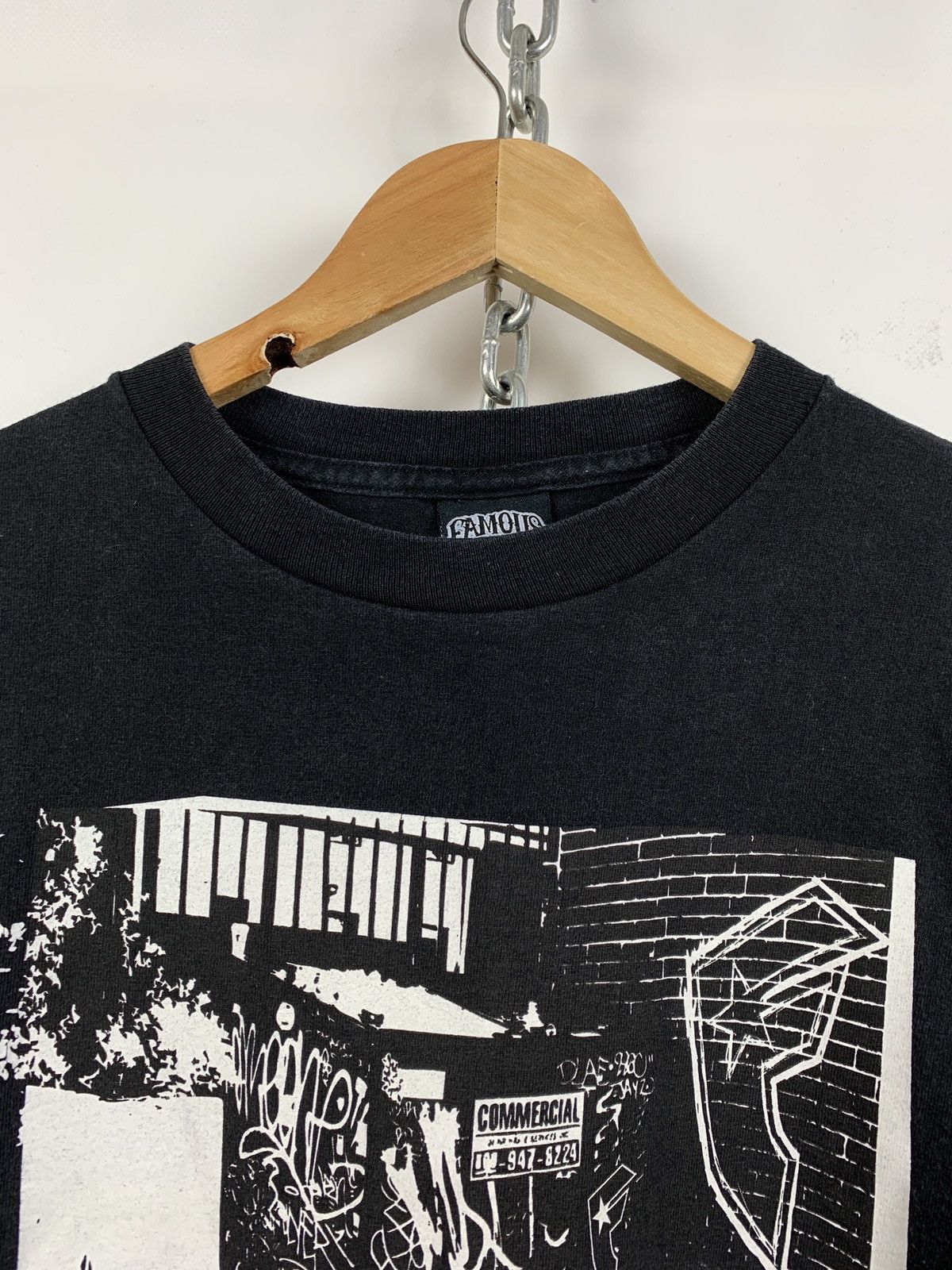 Famous Stars And Straps Vintage Famous Stars and Straps Black T-Shirt Size US M / EU 48-50 / 2 - 5 Thumbnail