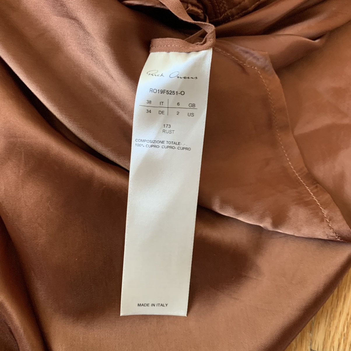 Rick Owens FW2019 ‘Larry’ Cupro Shirt Size US M / EU 48-50 / 2 - 7 Thumbnail