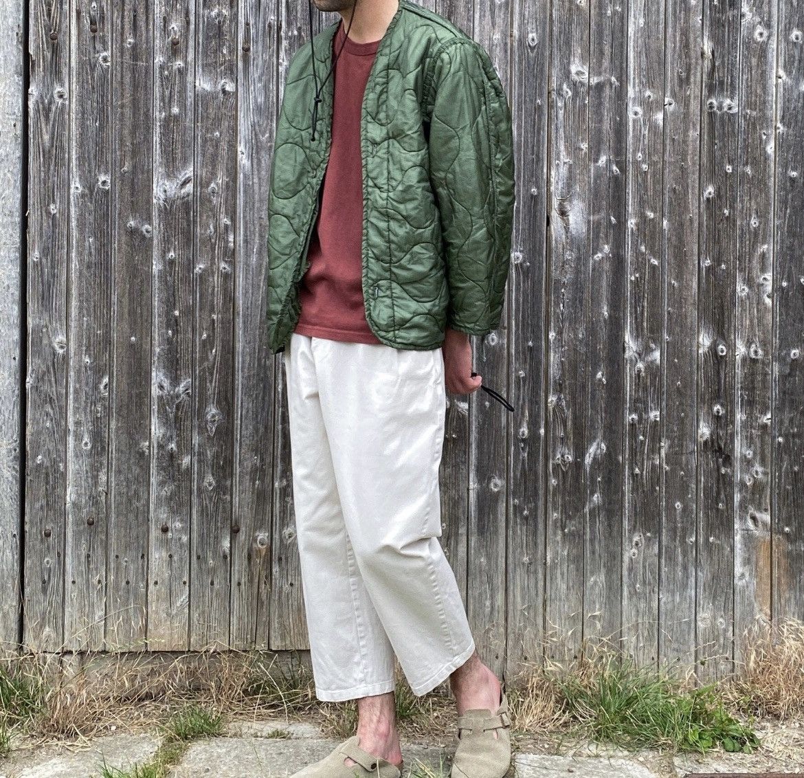 Military × Surplus × Vintage Vintage 70's Olive Green Faded
