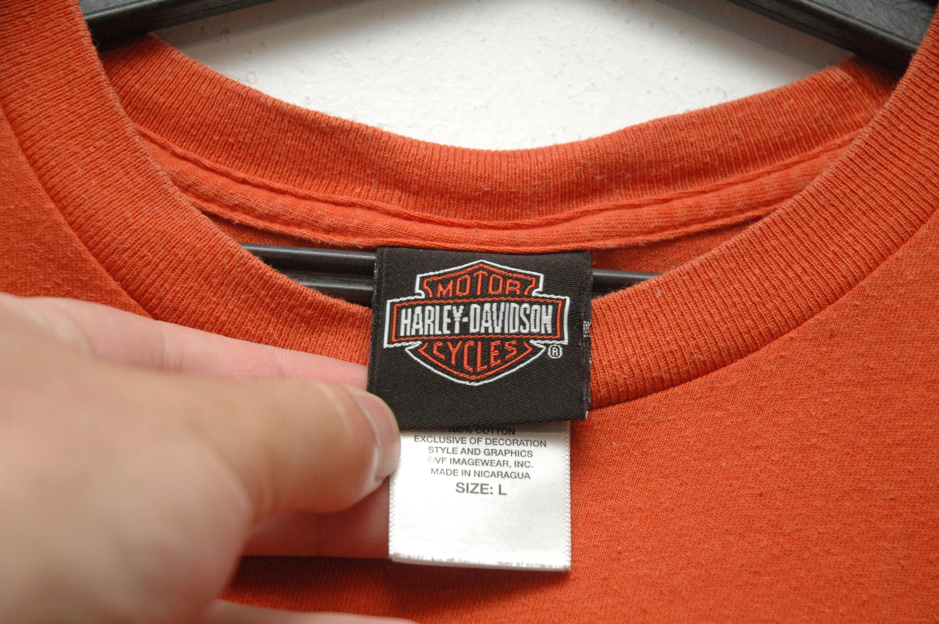 Harley Davidson Harley Davidson USA Motocycles T Shirt Big Logo Size US L / EU 52-54 / 3 - 6 Thumbnail