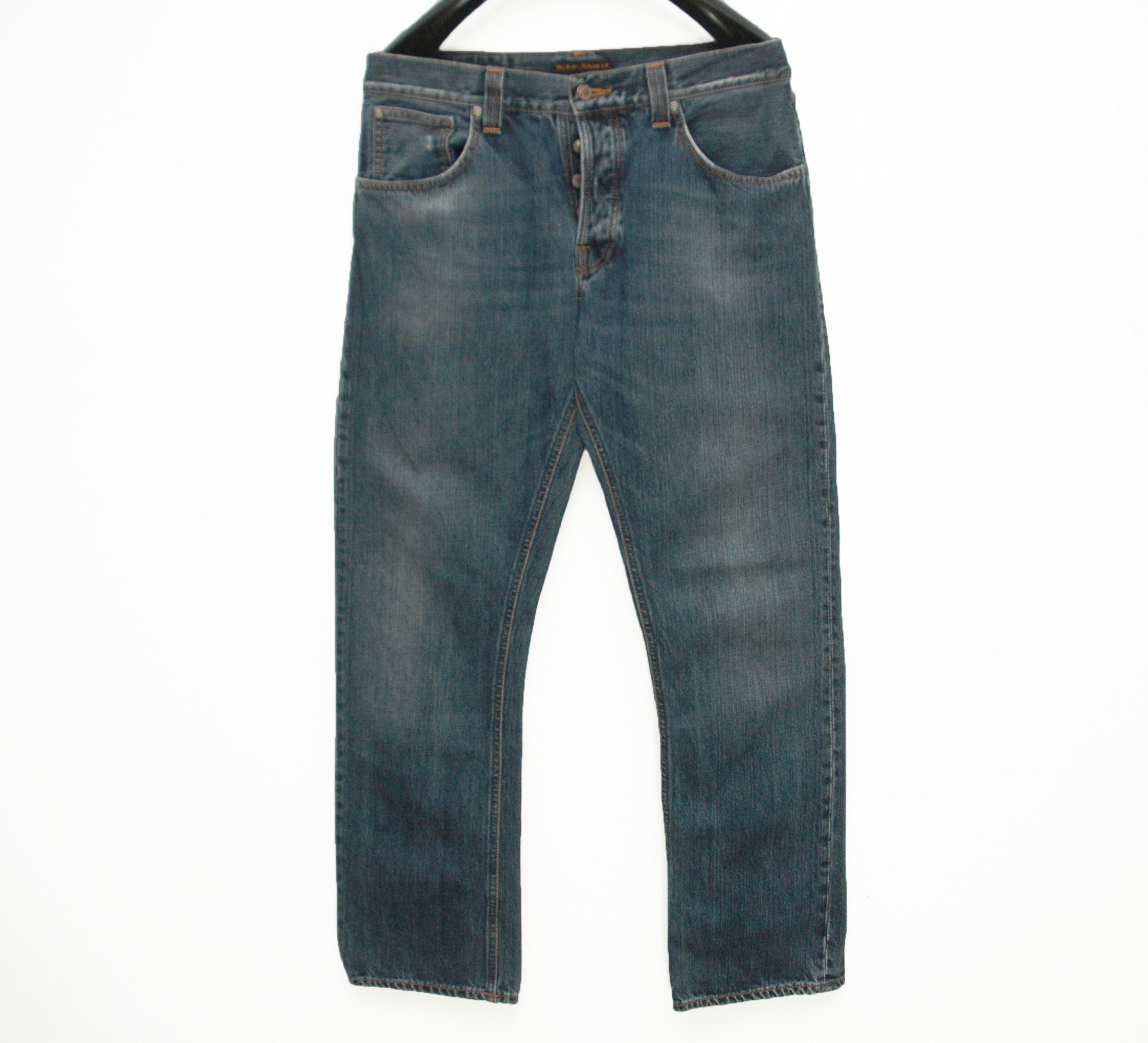Nudie Jeans Nudie Jeans Easy Emil Blue Fall Made in Italy W33 L32 Size US 33 - 1 Thumbnail