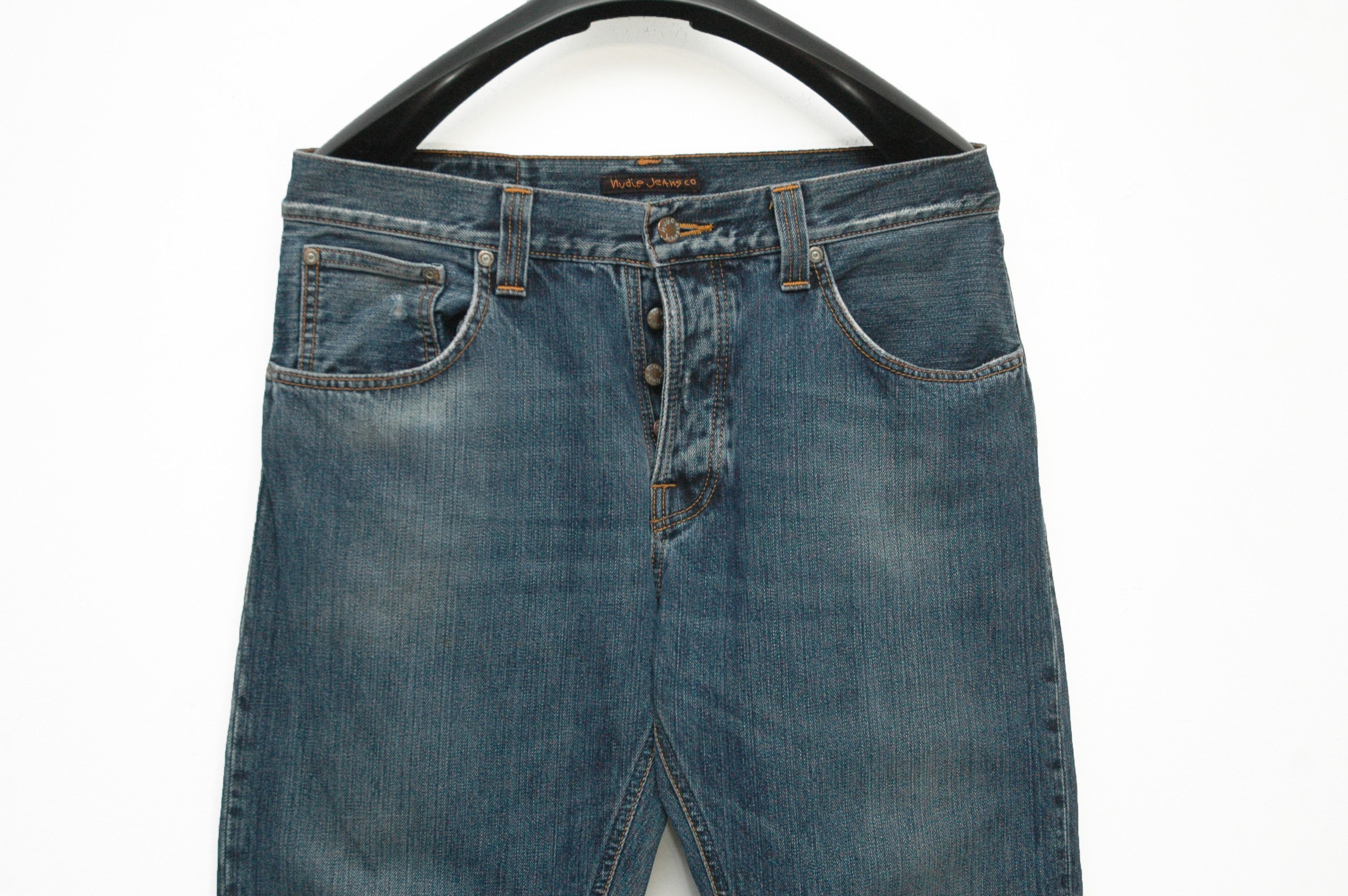 Nudie Jeans Nudie Jeans Easy Emil Blue Fall Made in Italy W33 L32 Size US 33 - 2 Thumbnail