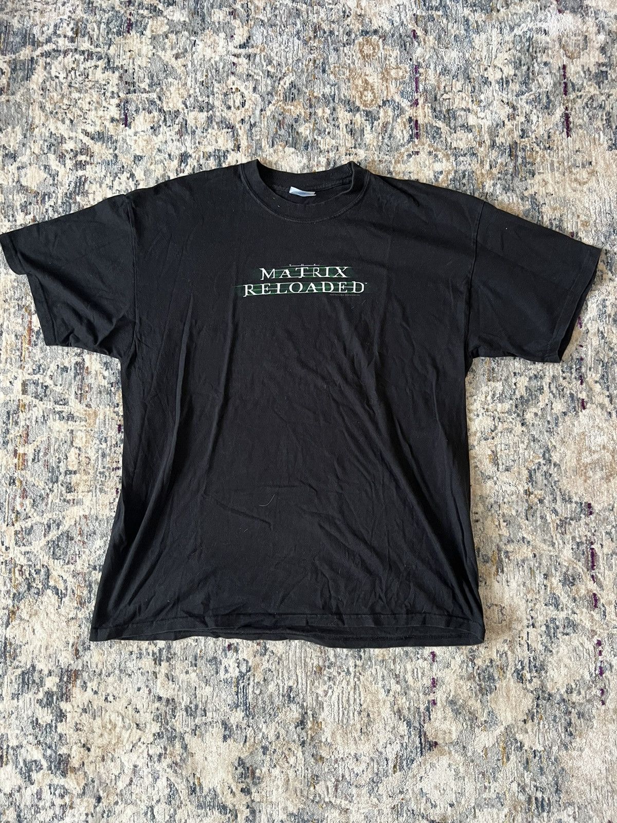 Vintage Matrix Reloaded T-Shirt Sz XL