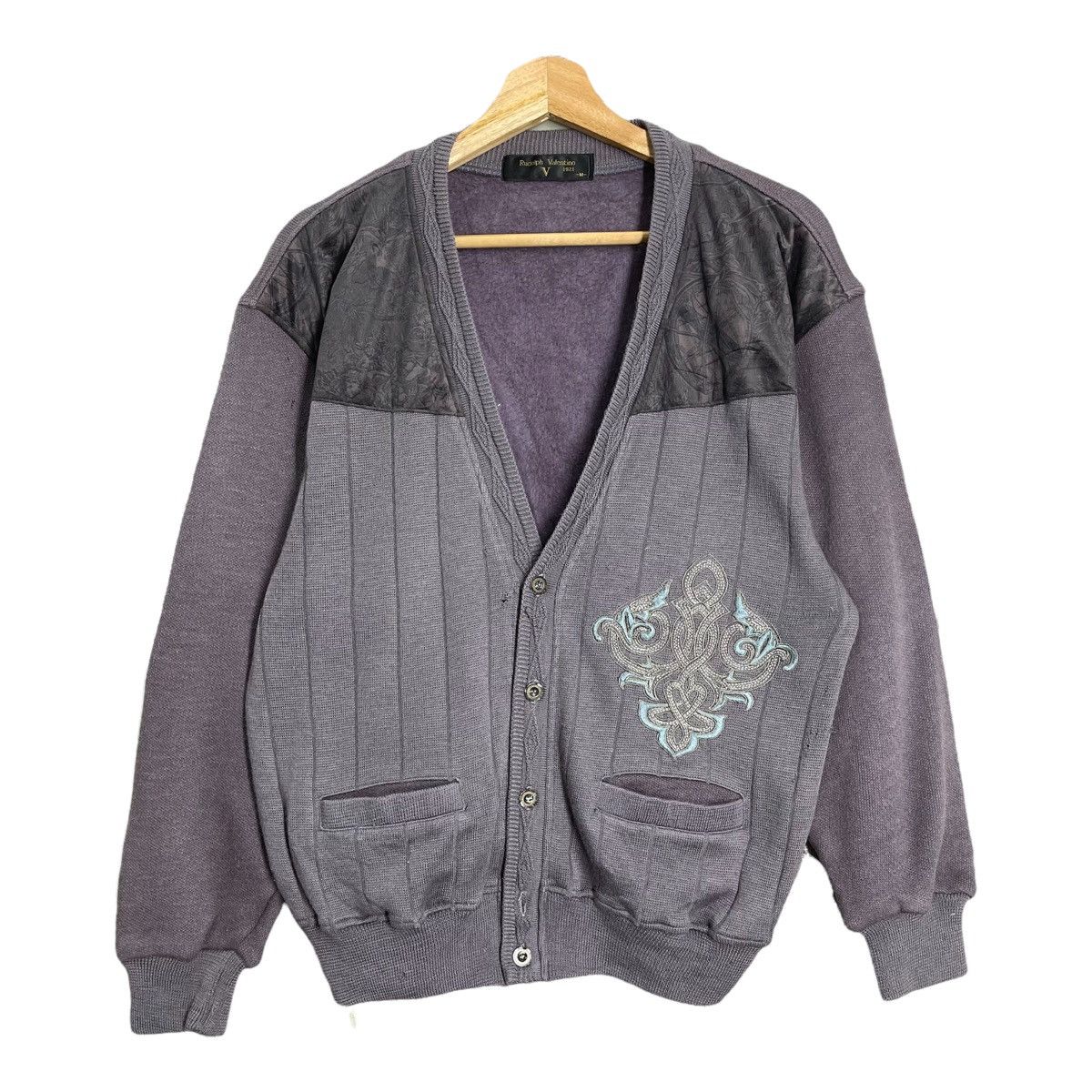 Valentino Vintage 90s Rudolph Valentino Cardigan Size M Size US M / EU 48-50 / 2 - 3 Thumbnail