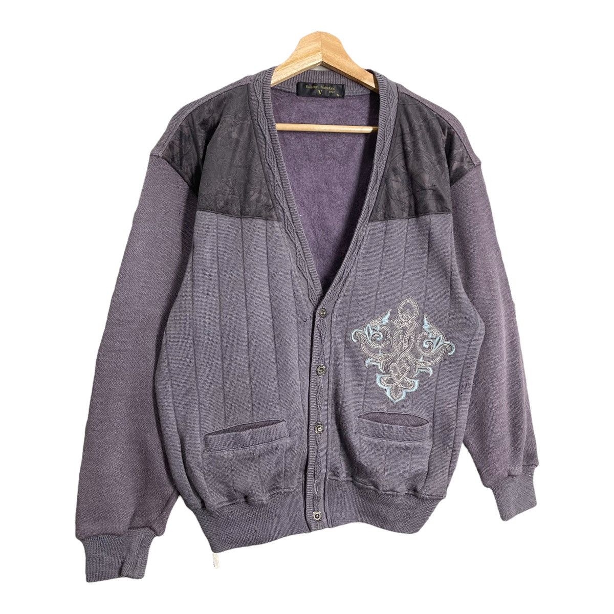Valentino Vintage 90s Rudolph Valentino Cardigan Size M Size US M / EU 48-50 / 2 - 2 Thumbnail