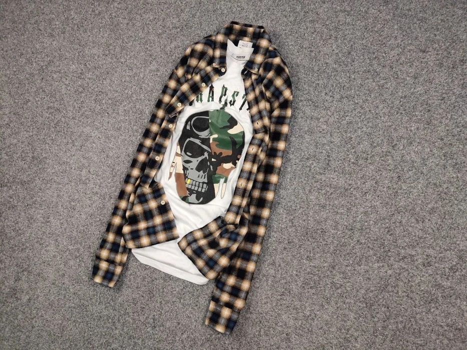 Flannel Vintage Flannel Shirt Travis Scott Style Streetwear Hype Size US M / EU 48-50 / 2 - 2 Thumbnail