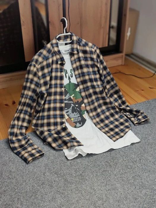 Flannel Vintage Flannel Shirt Travis Scott Style Streetwear Hype Size US M / EU 48-50 / 2 - 9 Thumbnail