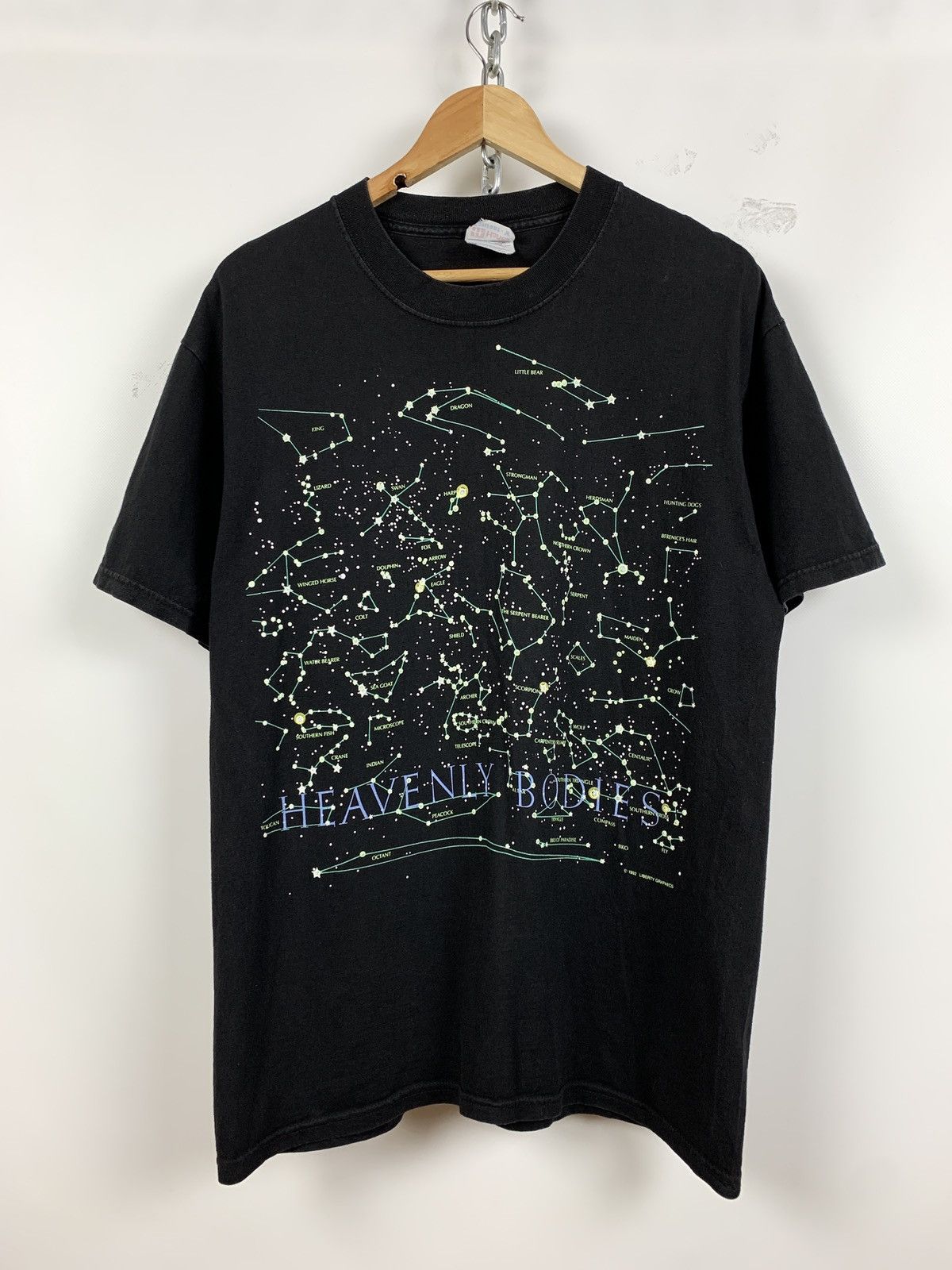 Vintage 1992 Vintage Heavenly Bodies Constellation Astronomy T-Shirt Size US L / EU 52-54 / 3 - 1 Thumbnail