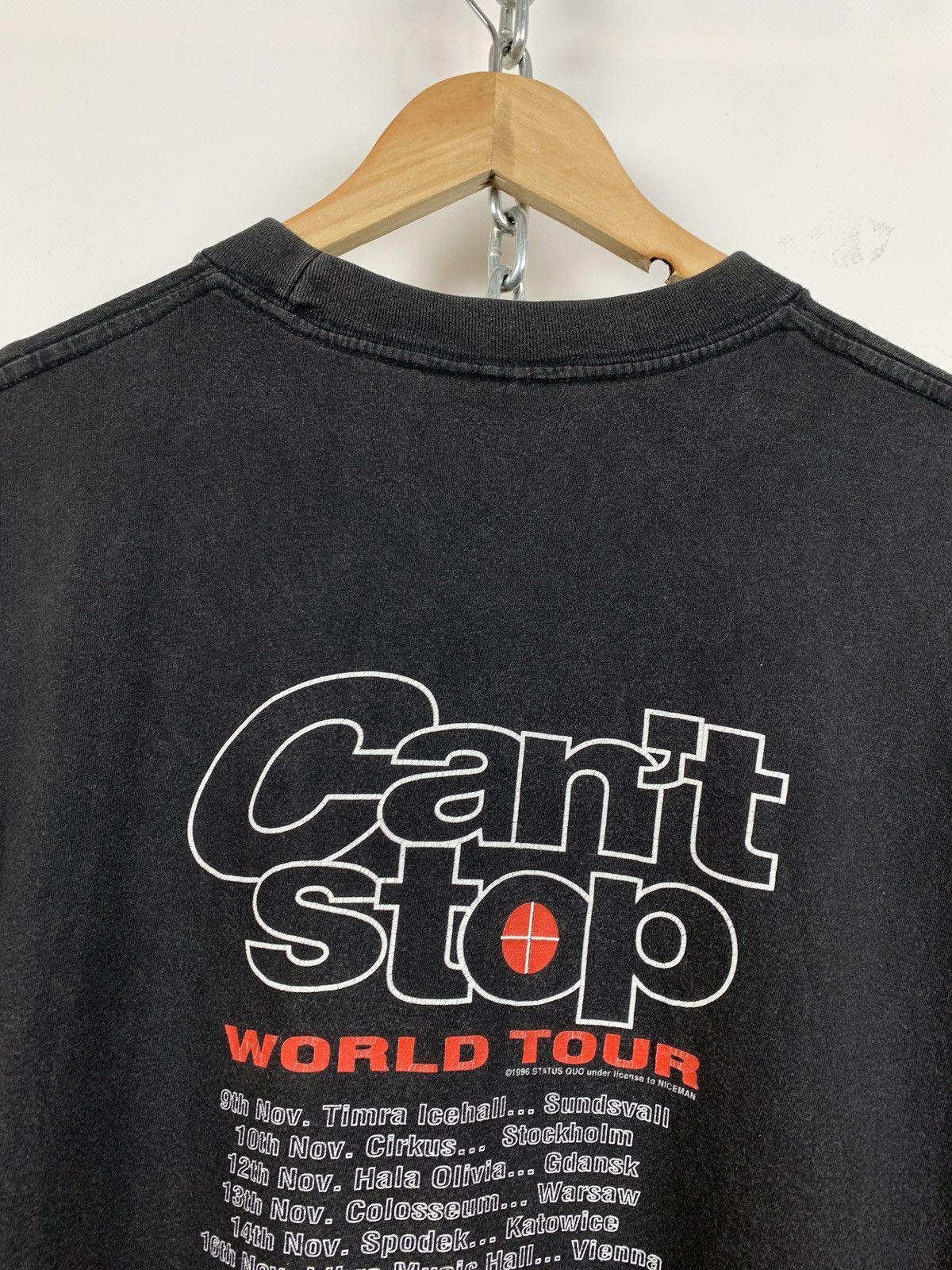 Band Tees 1996 Vintage Status Quo Can’t Stop Tour T-Shirt Size US XL / EU 56 / 4 - 11 Thumbnail