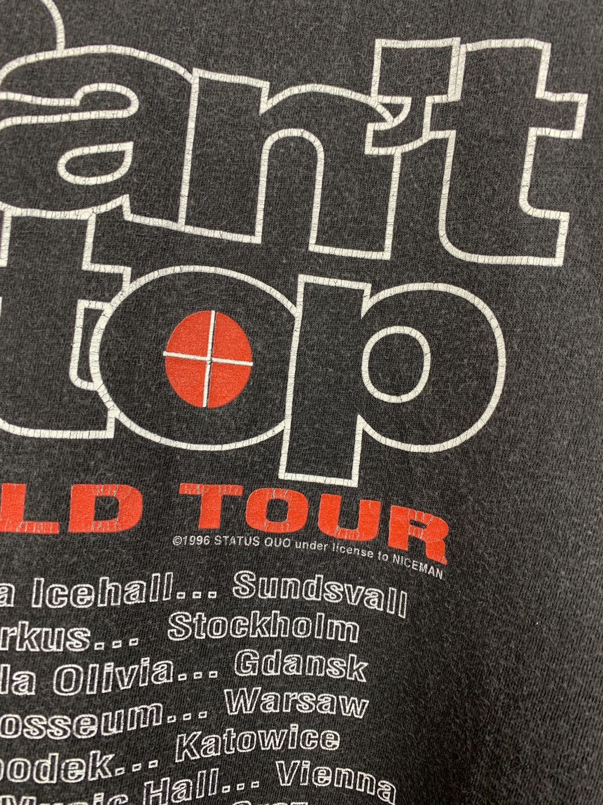 Band Tees 1996 Vintage Status Quo Can’t Stop Tour T-Shirt Size US XL / EU 56 / 4 - 12 Thumbnail