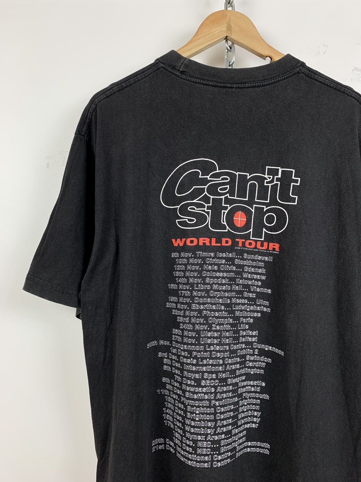 Band Tees 1996 Vintage Status Quo Can’t Stop Tour T-Shirt Size US XL / EU 56 / 4 - 5 Thumbnail