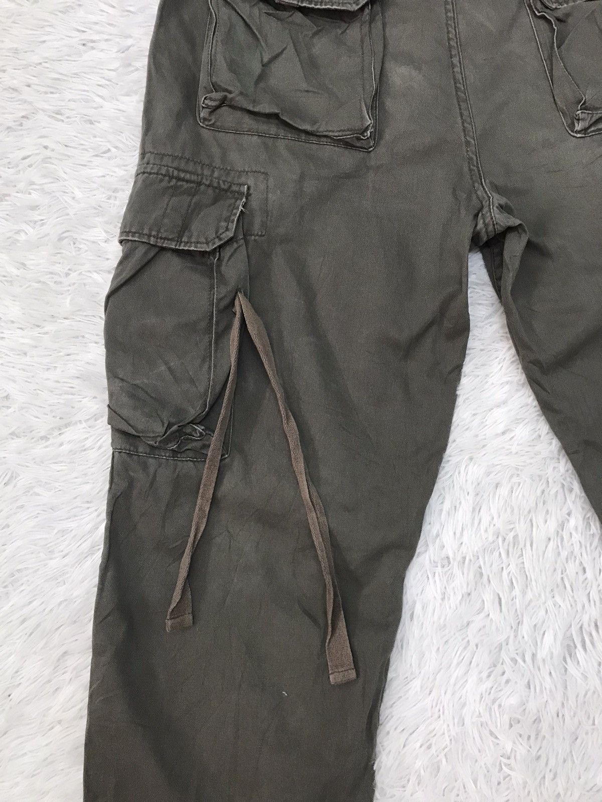 Japanese Brand Real Cruch Clothing 986 Bondage Cargo Pant Size US 34 / EU 50 - 13 Thumbnail