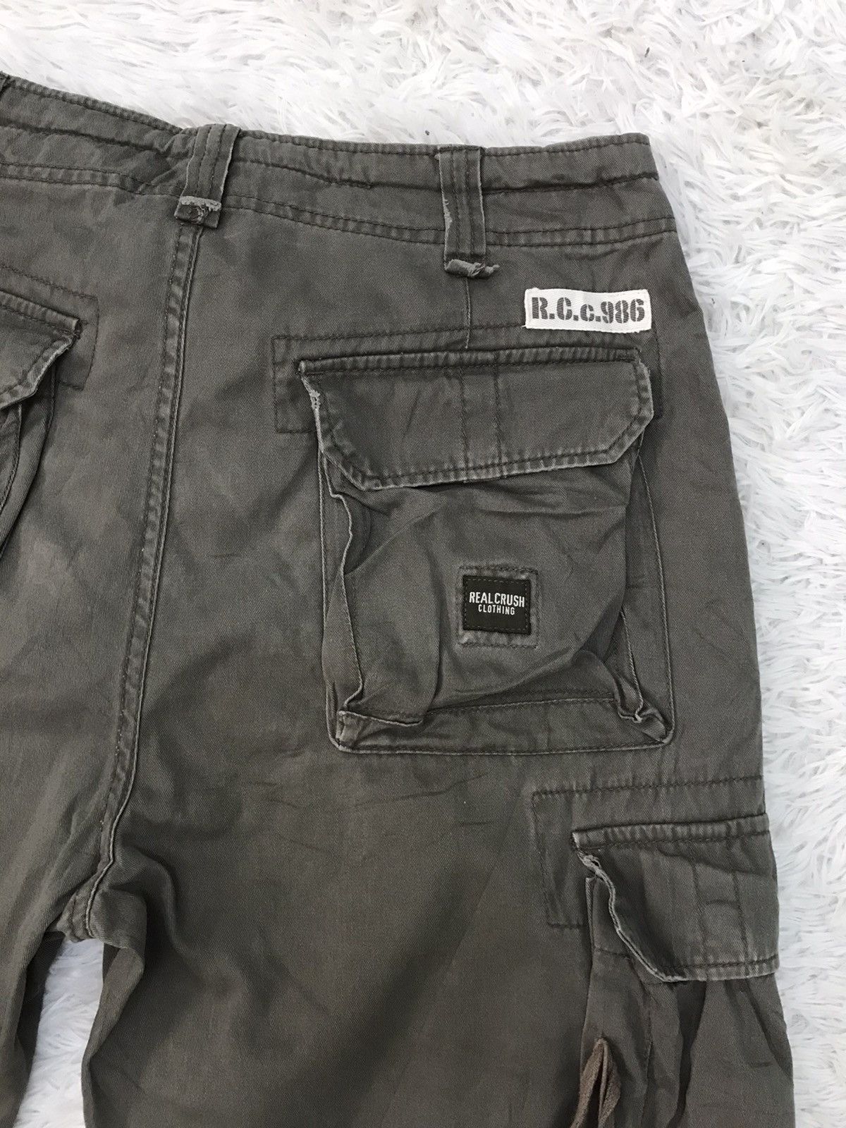 Japanese Brand Real Cruch Clothing 986 Bondage Cargo Pant Size US 34 / EU 50 - 14 Thumbnail