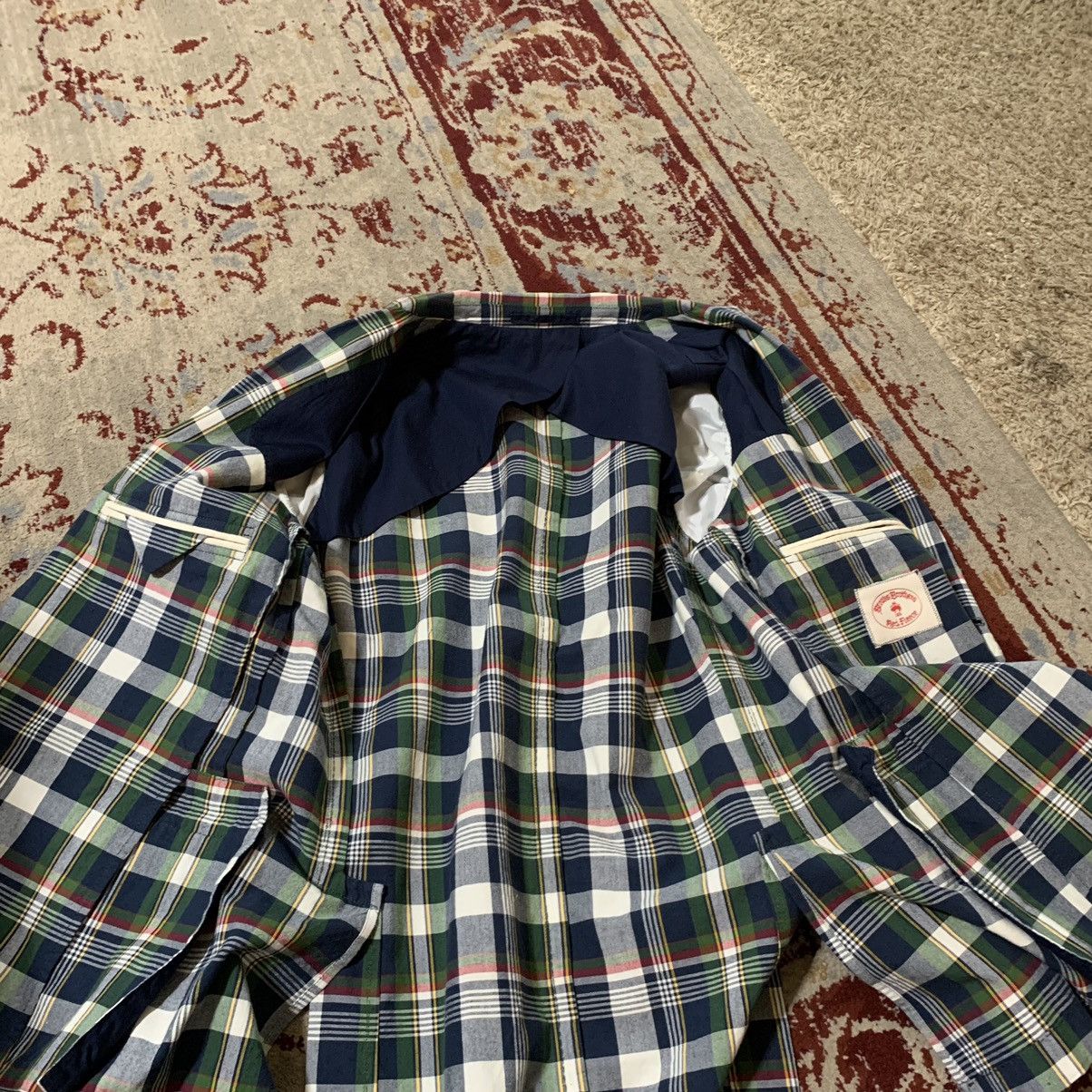 Brooks Brothers Red Fleece Plaid 2 Btn Dbl vent Blazer(Sample Item) Size 40R - 14 Thumbnail