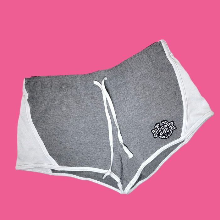 Vintage vintage y2k Victoria's Secret PINK grey booty shorts Grailed
