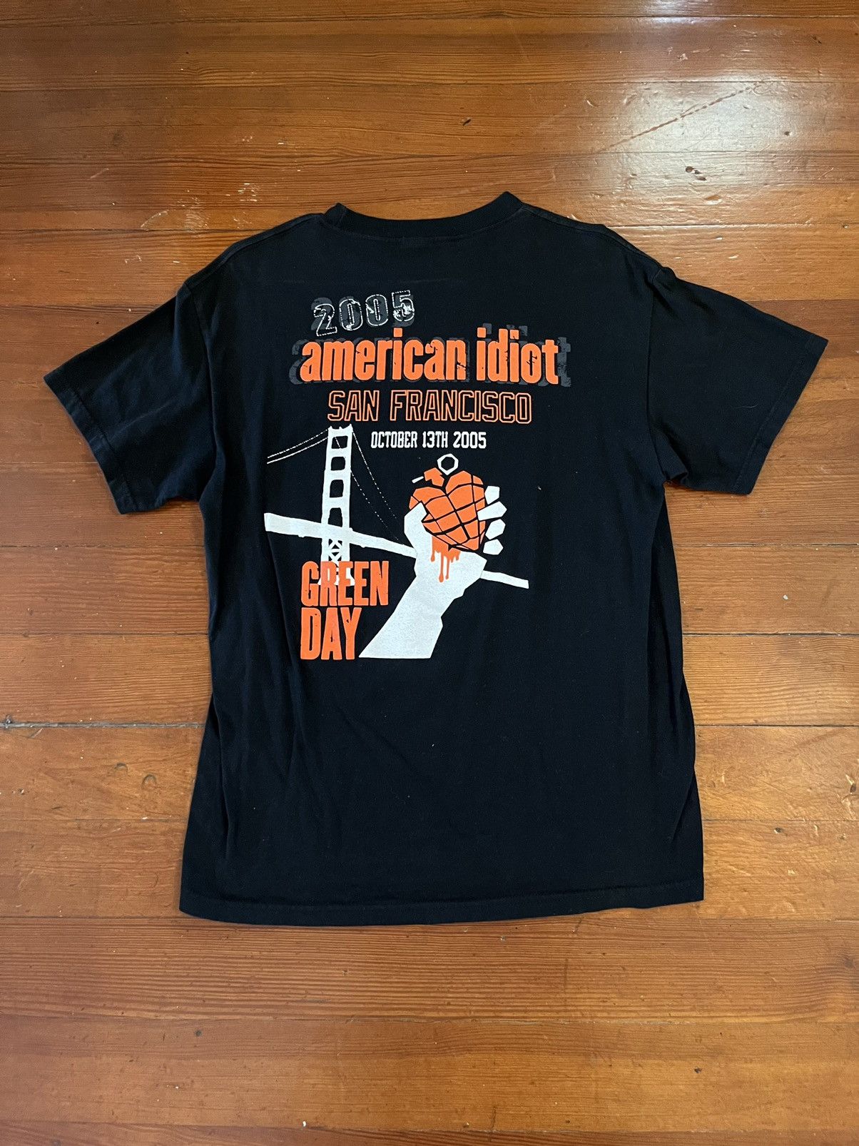 Band Tees Green Day 2005 San Fran Tour T Shirt Size US M / EU 48-50 / 2 - 2 Thumbnail