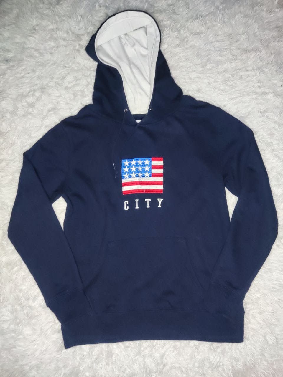 Japanese Brand × Vintage Browny Navy Blue Hoodies Size US M / EU 48-50 / 2 - 1 Thumbnail