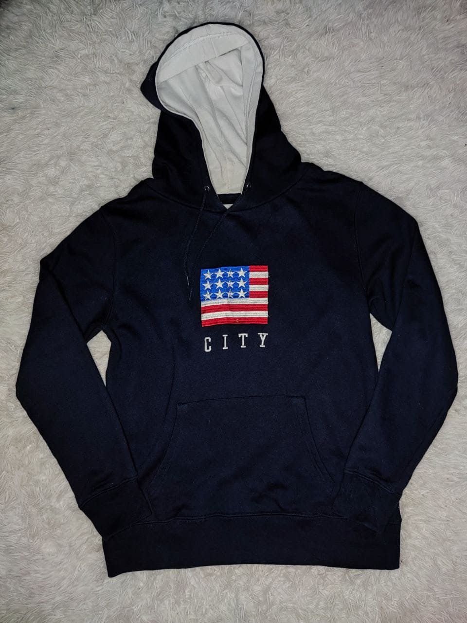 Japanese Brand × Vintage Browny Navy Blue Hoodies Size US M / EU 48-50 / 2 - 2 Thumbnail
