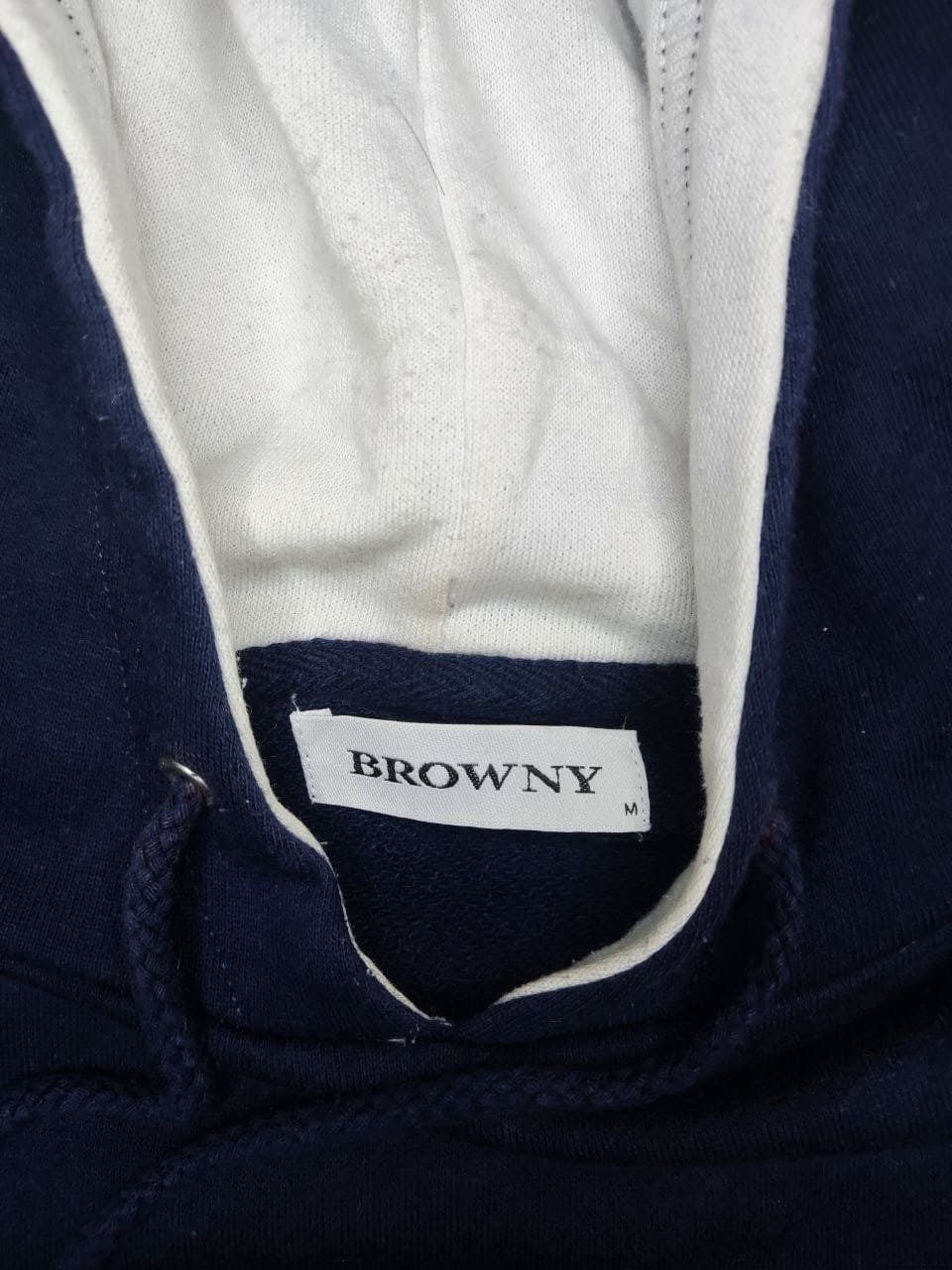 Japanese Brand × Vintage Browny Navy Blue Hoodies Size US M / EU 48-50 / 2 - 5 Thumbnail