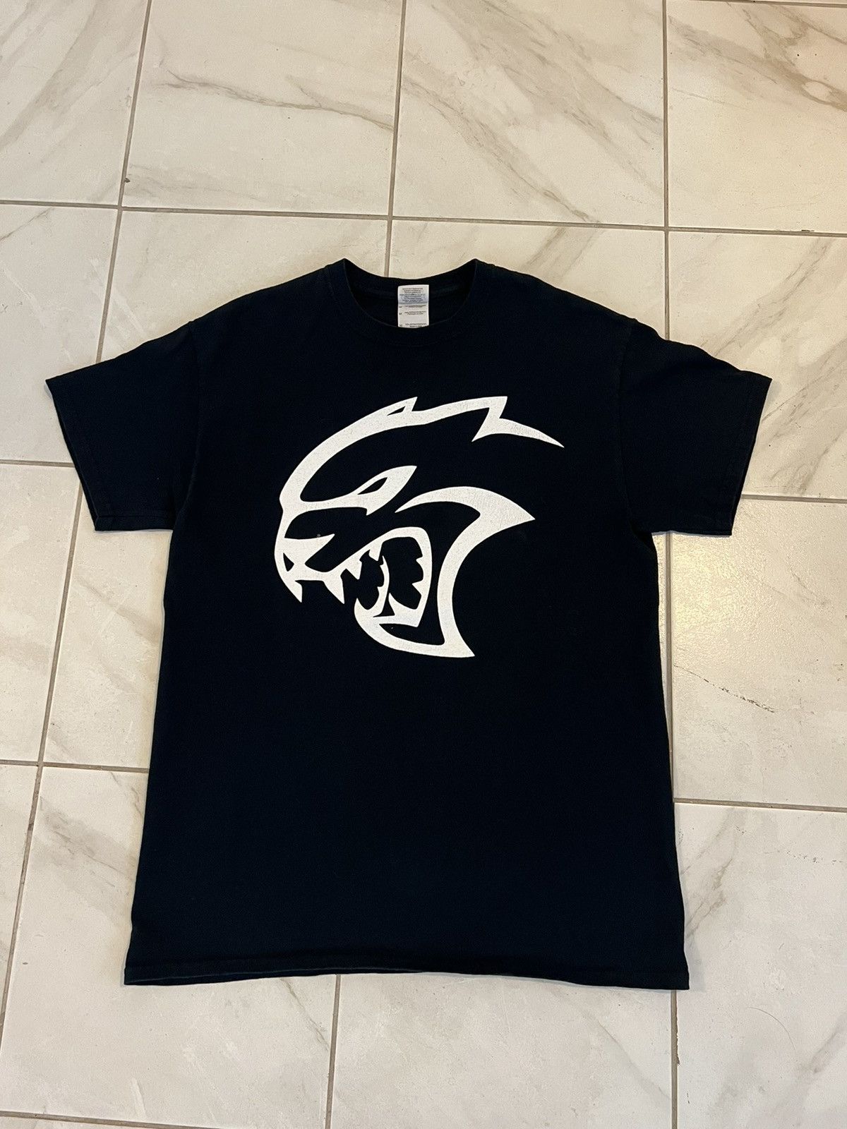 SRT Hellcat Cat Logo Classic Muscle Car T-Shirt - Maddmax Design Unisex - View #2
