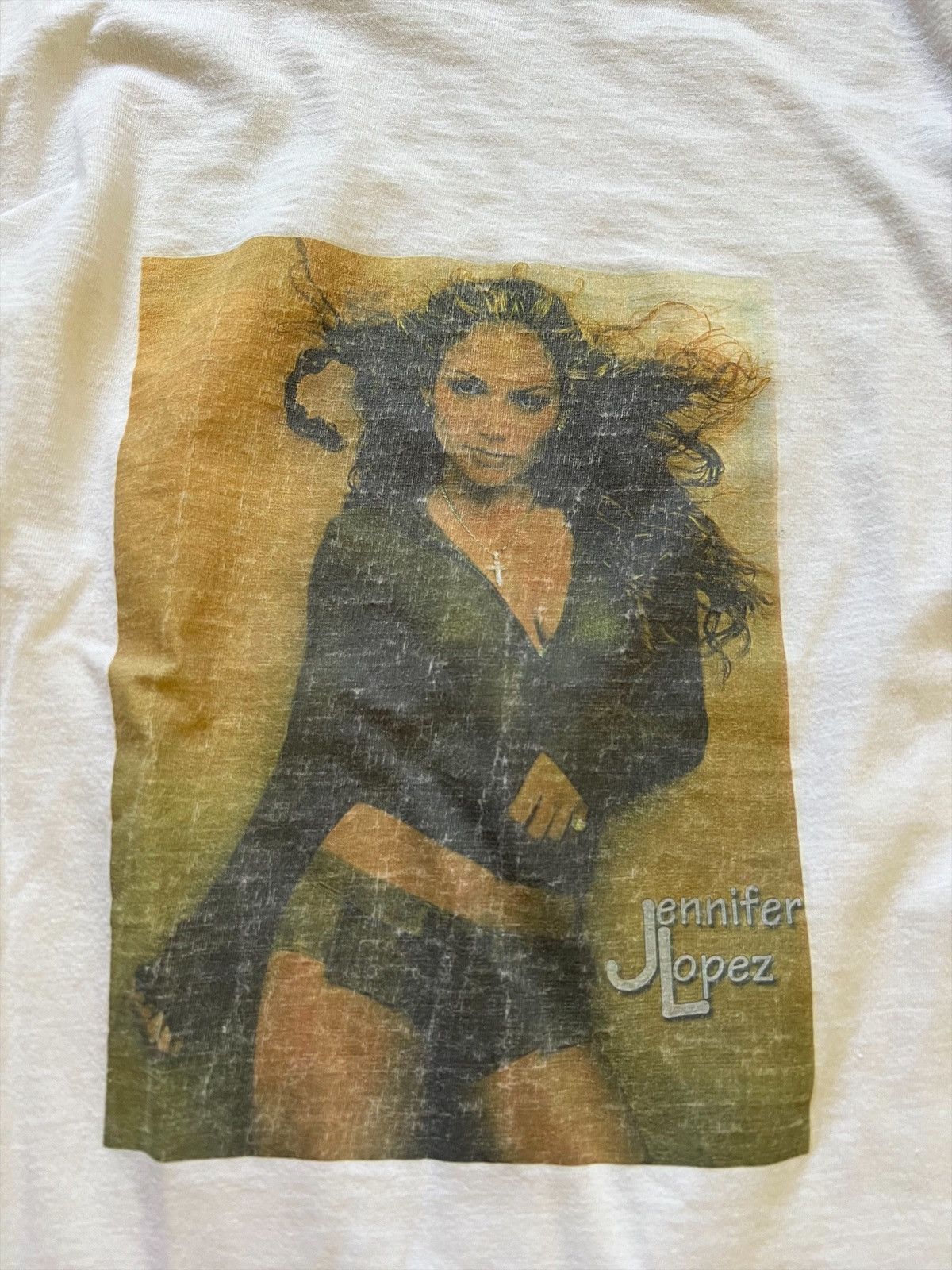 Vintage 1990’s Jennifer Lopez Shirt Size US L / EU 52-54 / 3 - 2 Thumbnail