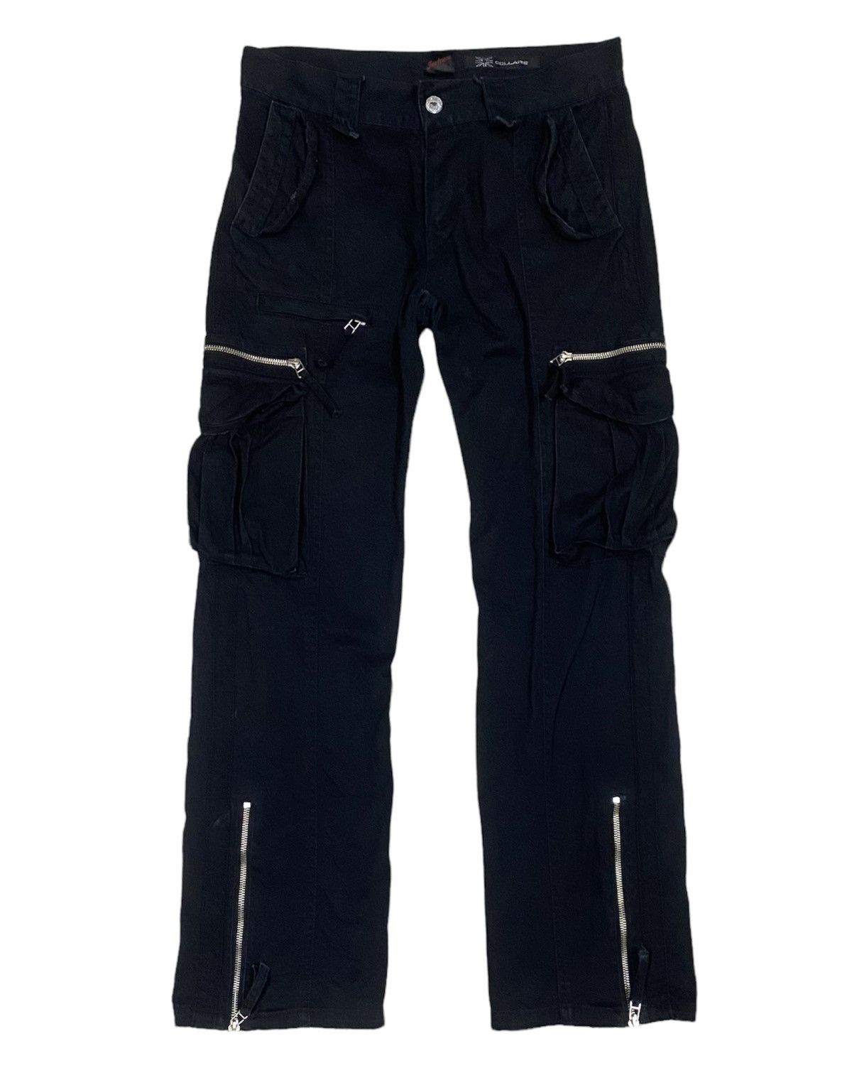 パンツ 00s archive jack rose cargo pants coated Japanese Brand Slim Cargo Jackrose Military Multipockets 1