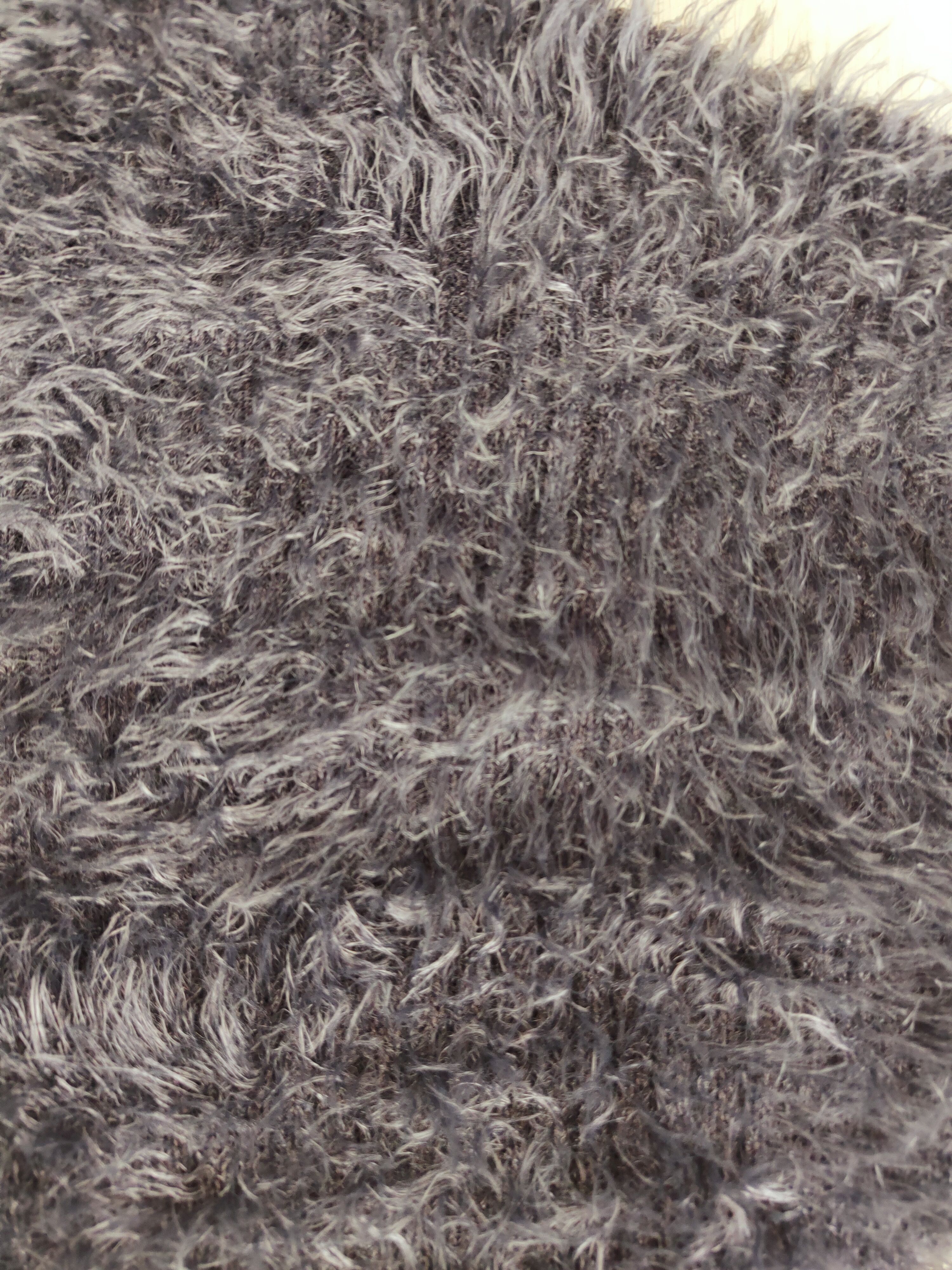 Homespun Knitwear × Japanese Brand Japan capes cloak Gray Shag Shaggy Fur Mohair Knitwear #S293 Size S / US 4 / IT 40 - 8 Thumbnail