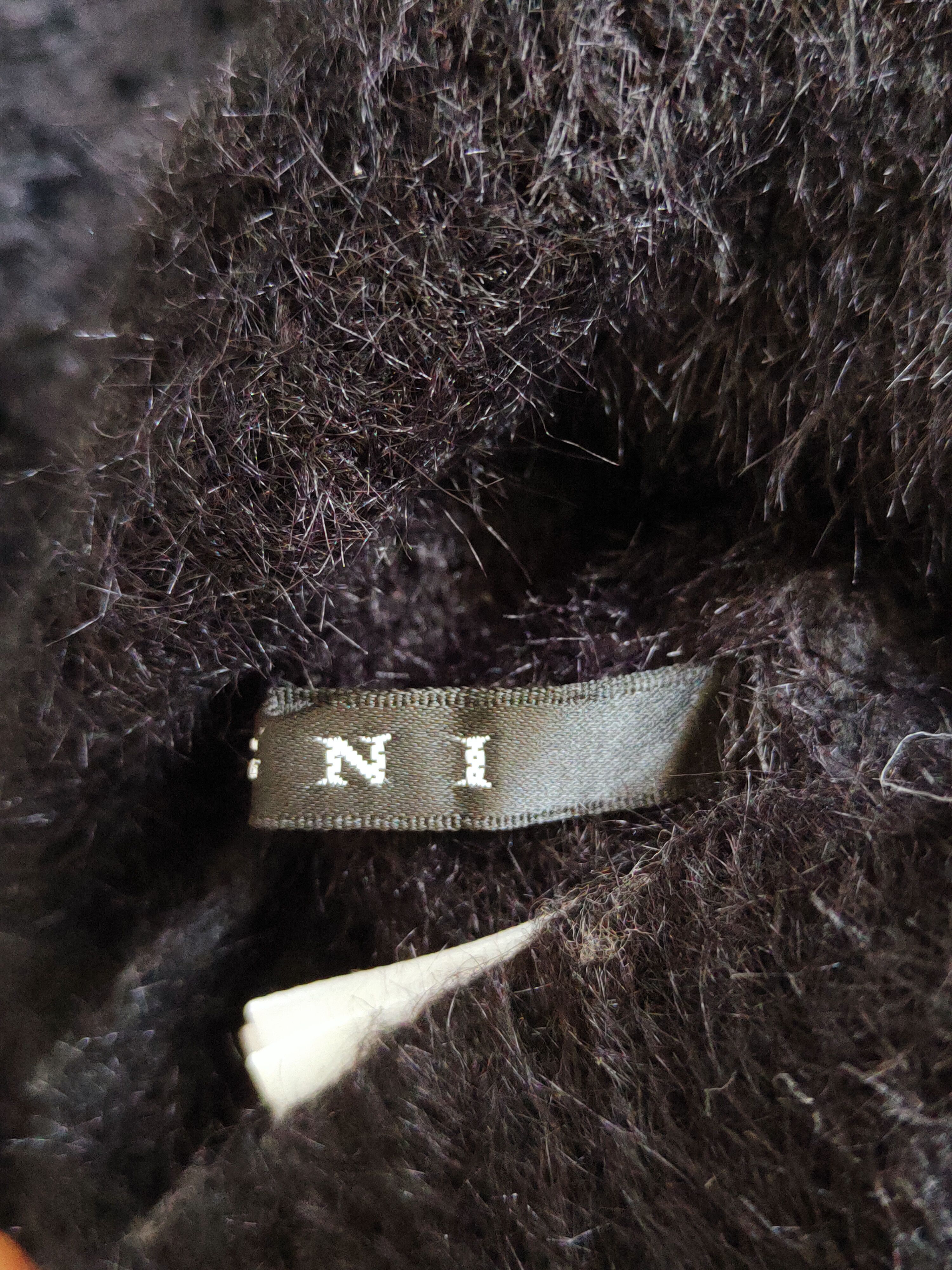 Homespun Knitwear × Japanese Brand Ingni Black Shag Shaggy Fur Mohair Knitwear #S292 Size S / US 4 / IT 40 - 11 Thumbnail